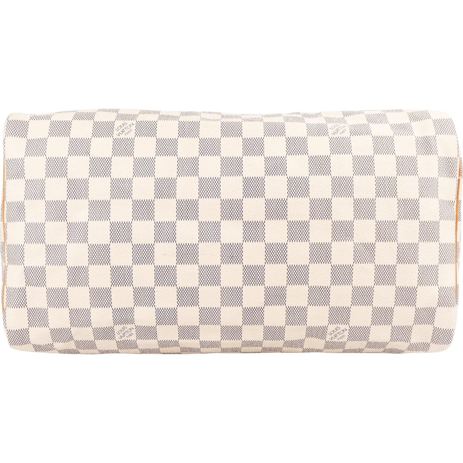 Louis Vuitton Monogram Damier Azur Canvas Speedy 35 Boston Bag