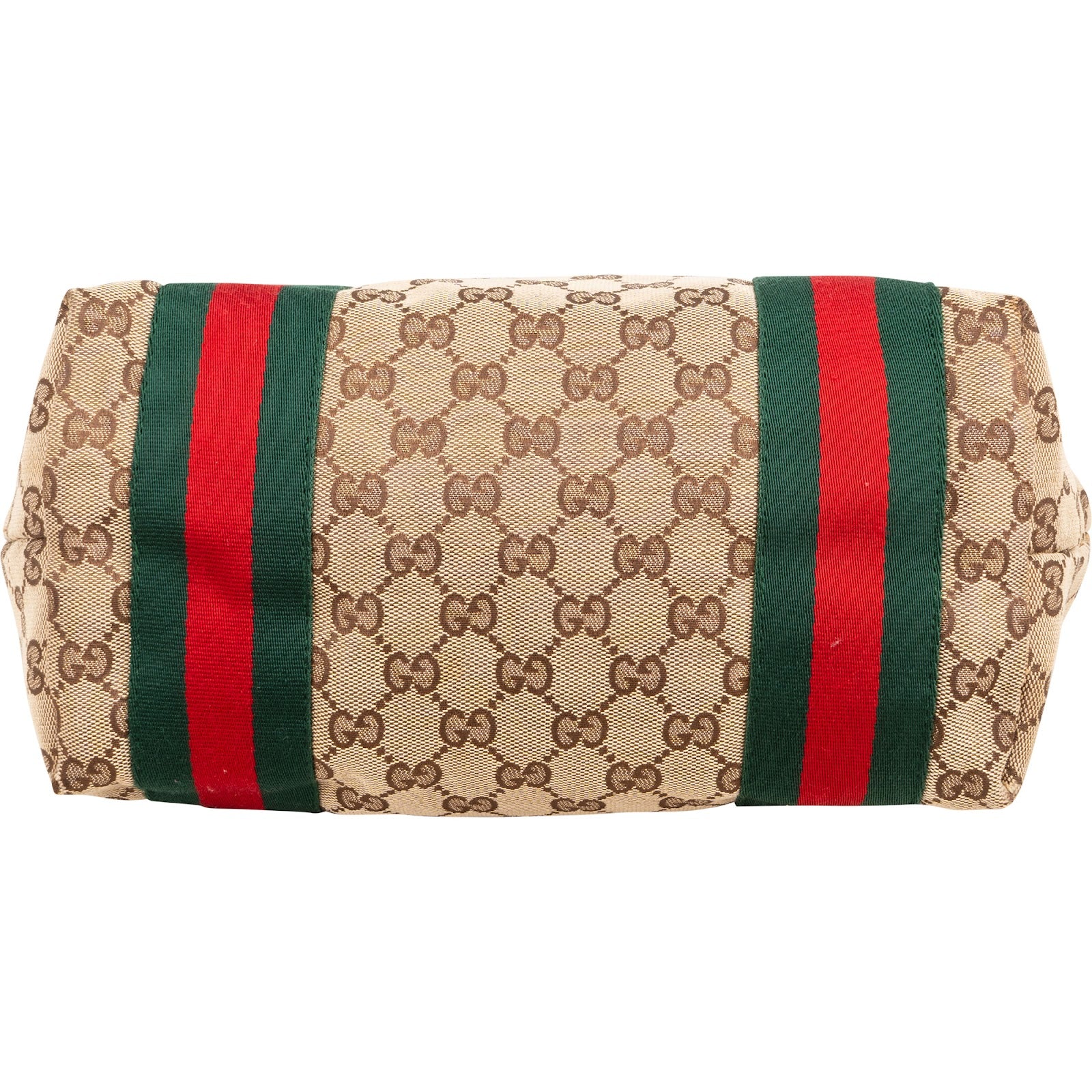 Gucci Monogram GG Canvas Patent Leather Shopper