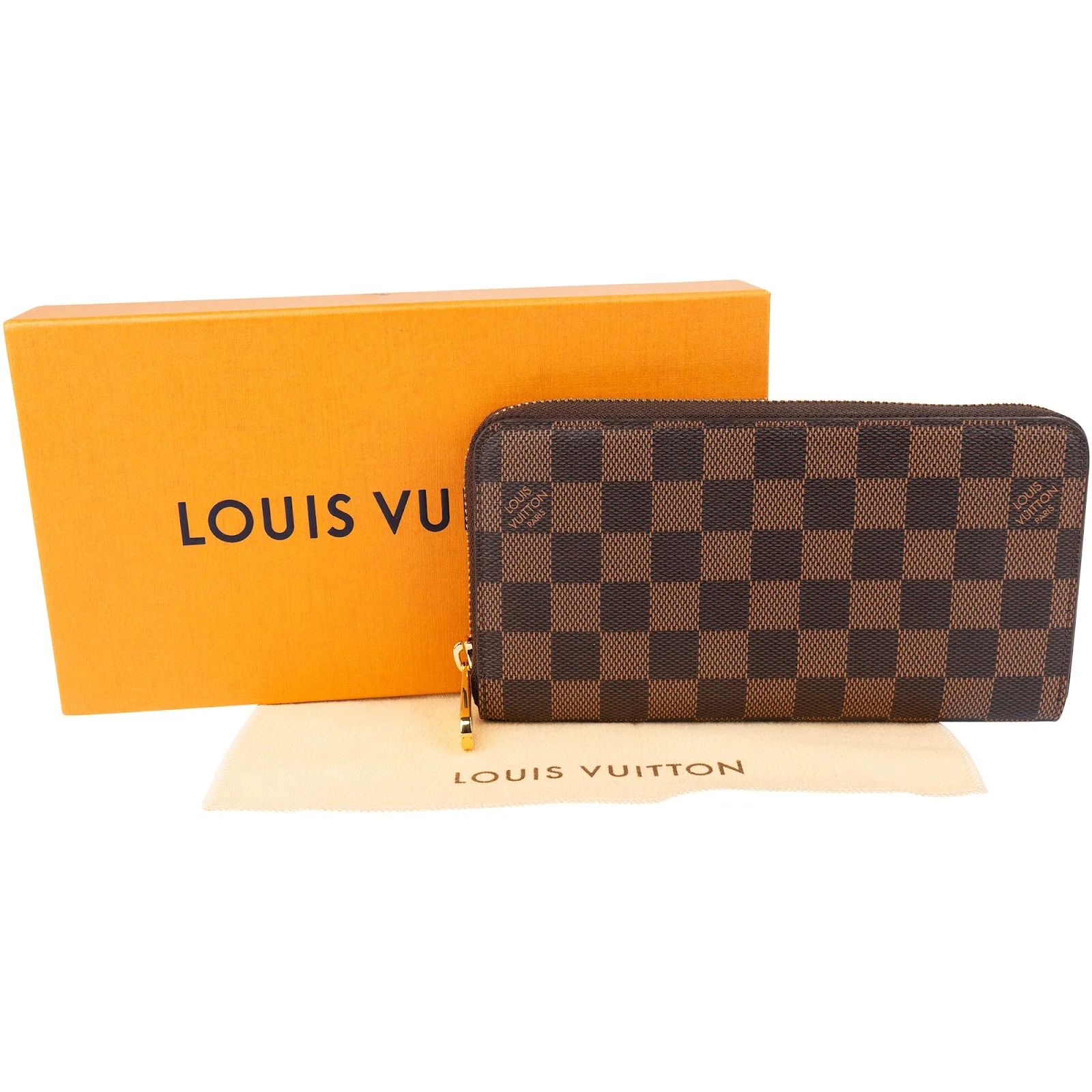 Louis Vuitton Monogram Damier Ebene Zippy Wallet