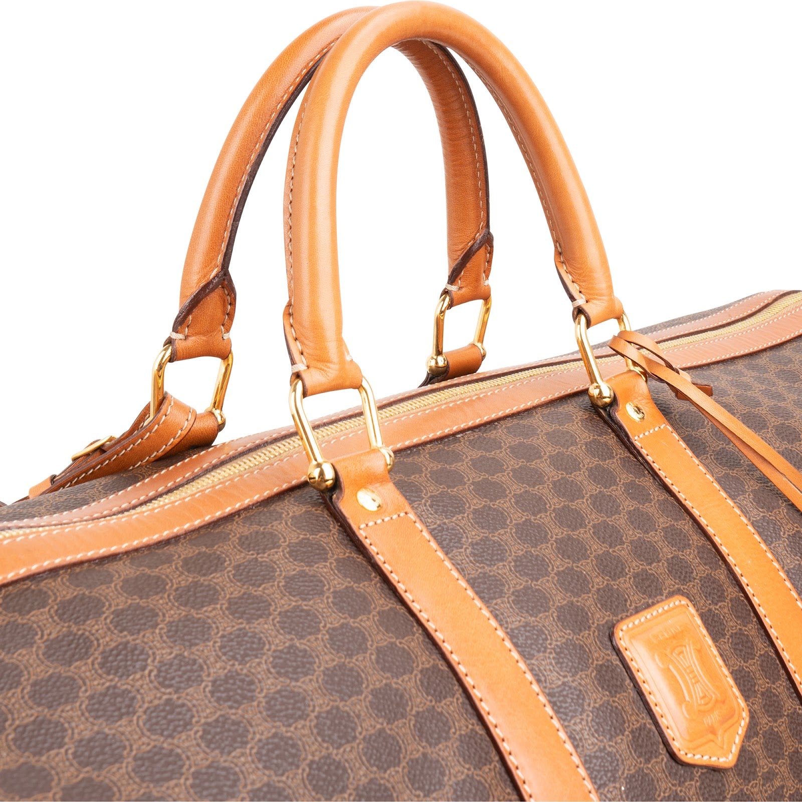 Céline – Monogram Macadam Boston 60 Reisetasche
