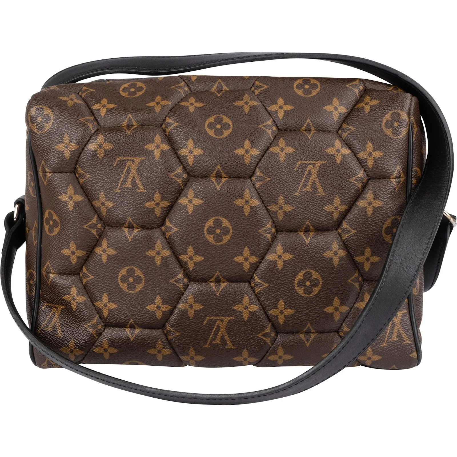 Louis Vuitton Monogram Macassar Hexagon Neo Trocadero Crossbody Bag