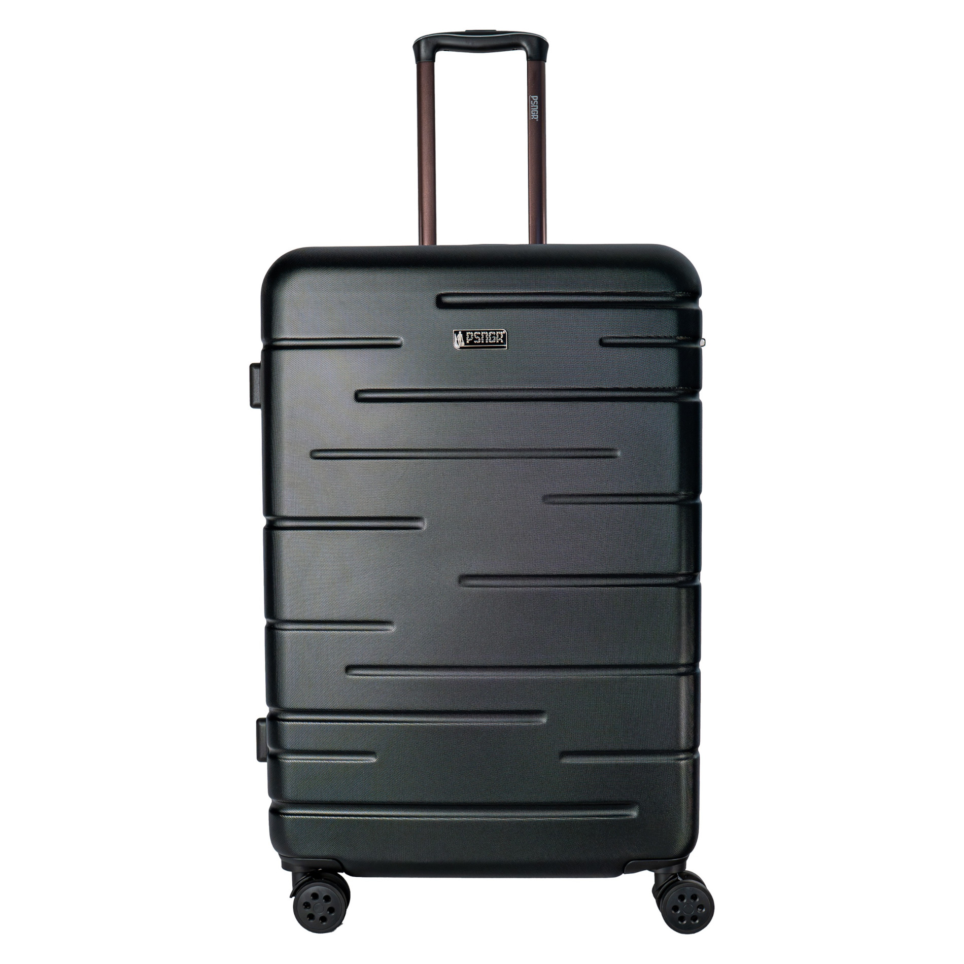 Stripes Kofferset 2-teilig (L,M) Erweiterbar - Black