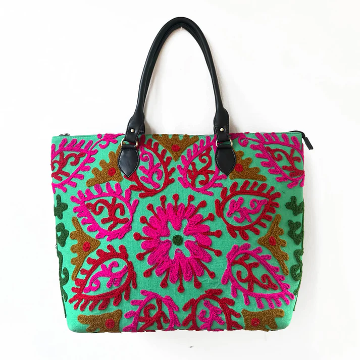 XL Shopper Poppy Green