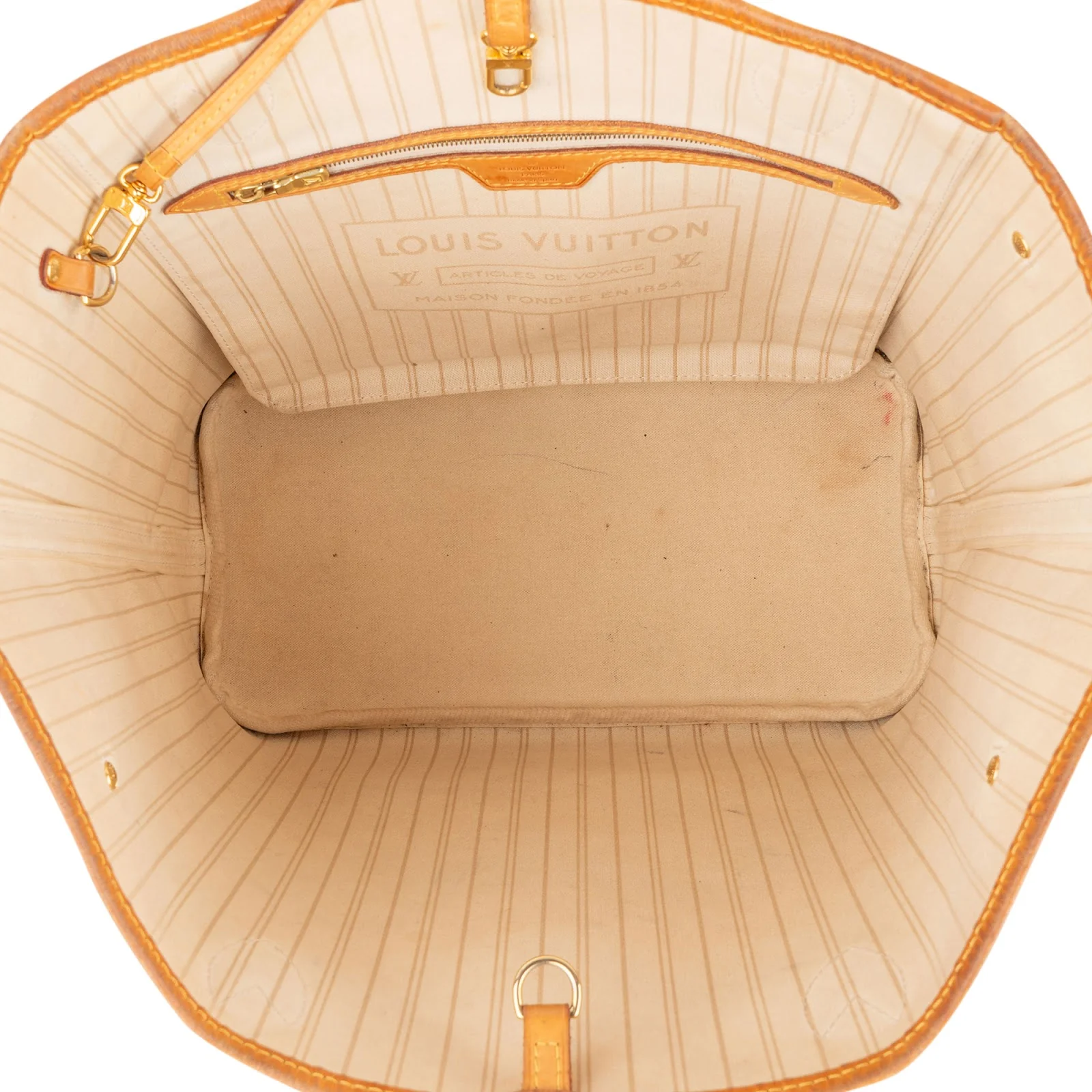 Louis Vuitton Monogram Damier Azur Canvas Neverfull MM Shopper