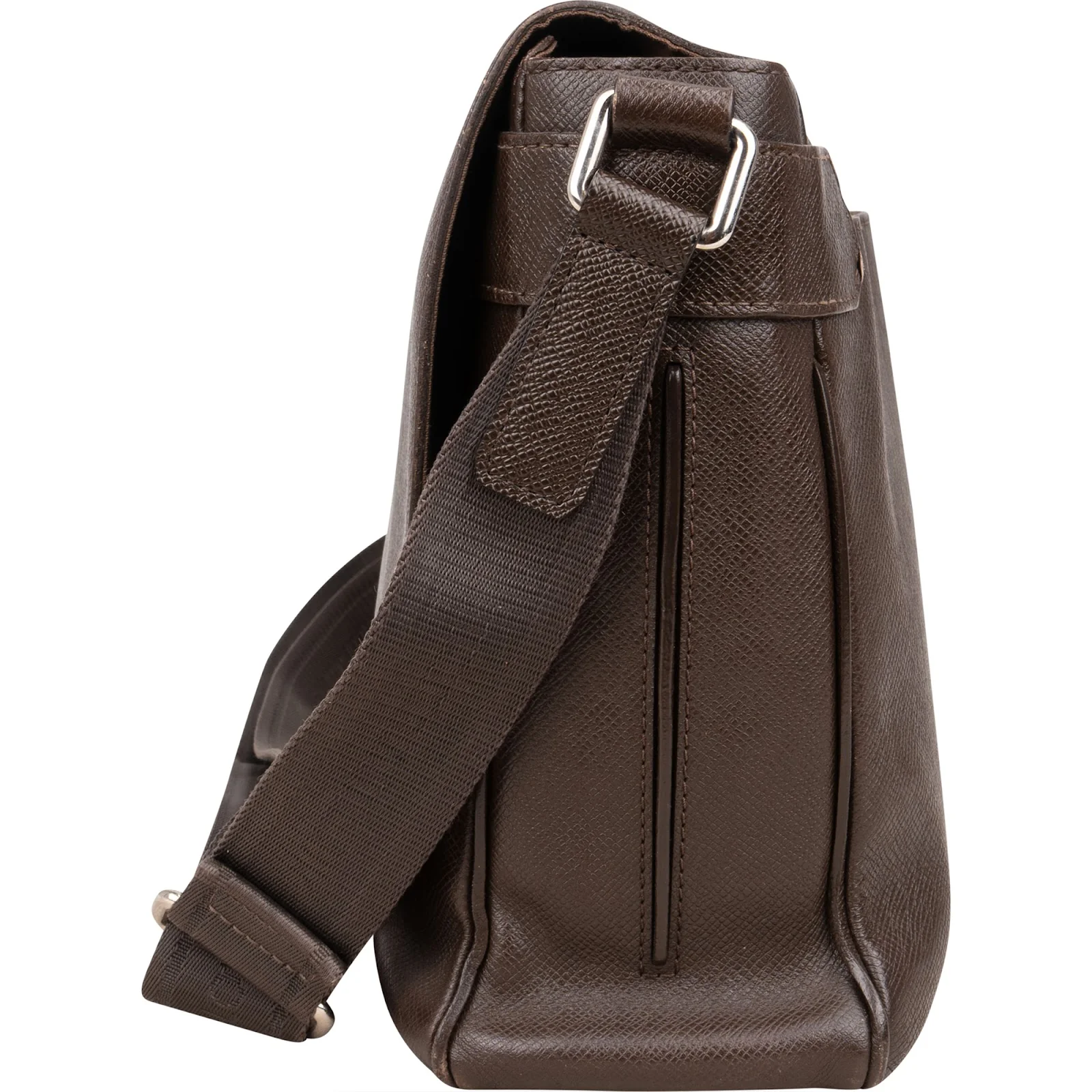 Louis Vuitton Taiga Leather Roman MM Messenger Crossbody Bag