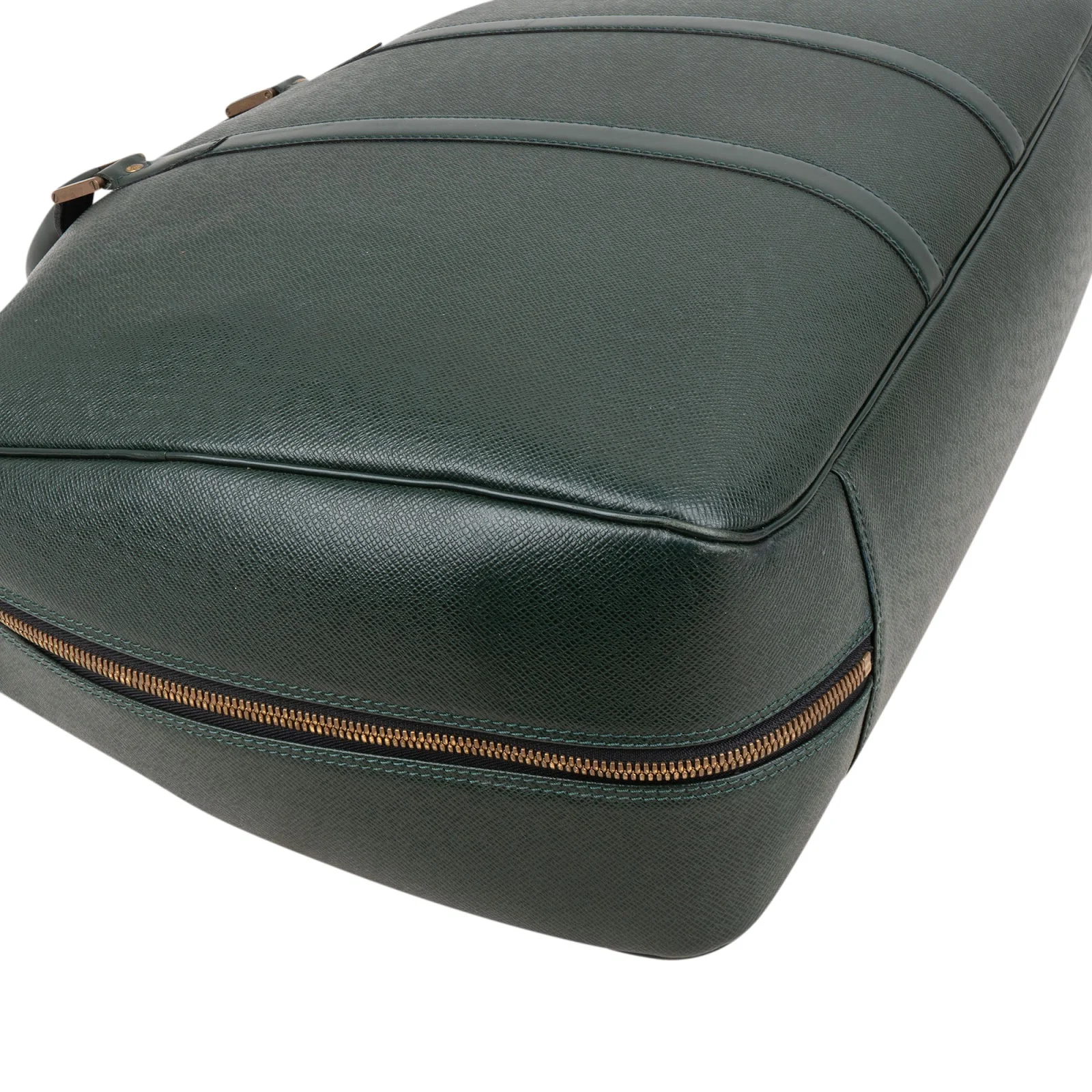 Louis Vuitton Green Taiga Leather Helanga Clip Reisetasche