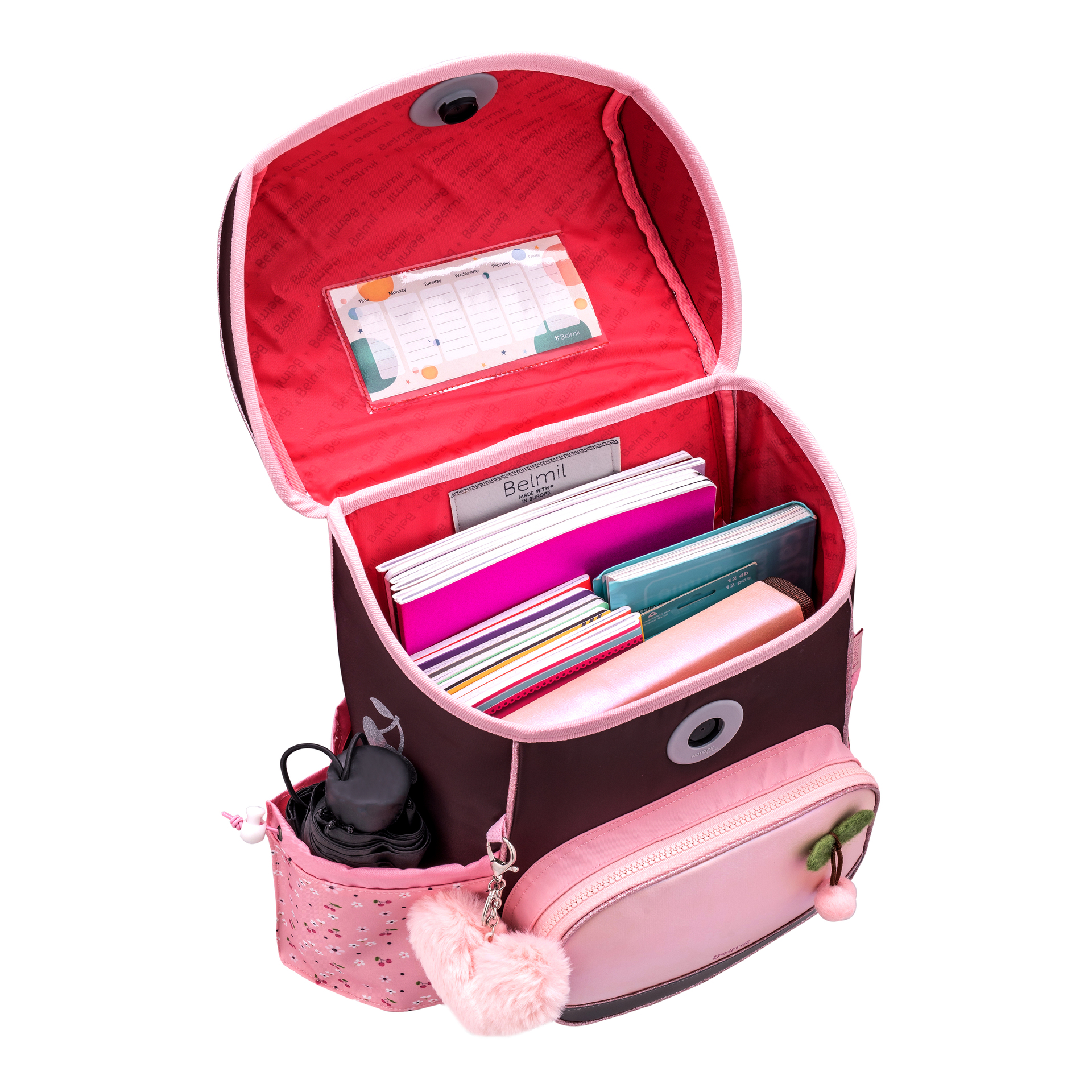 Compact Plus Schulranzenset 5-teilig - "Cherry Blossom"