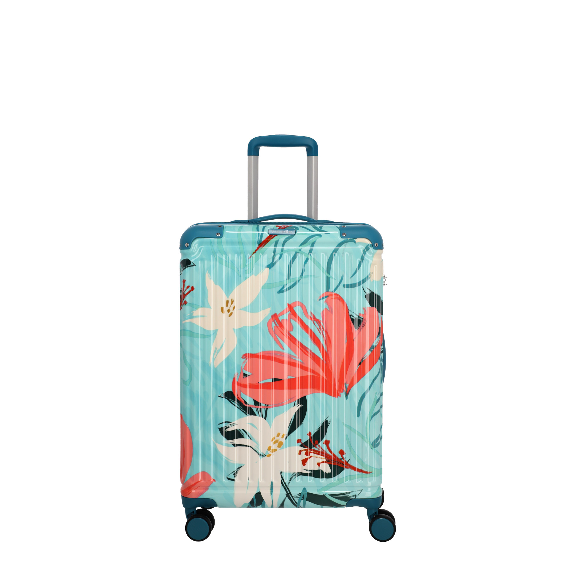 CRUISE Kofferset mit 4 Rollen Gr. L/M/S - Türkise Lilie