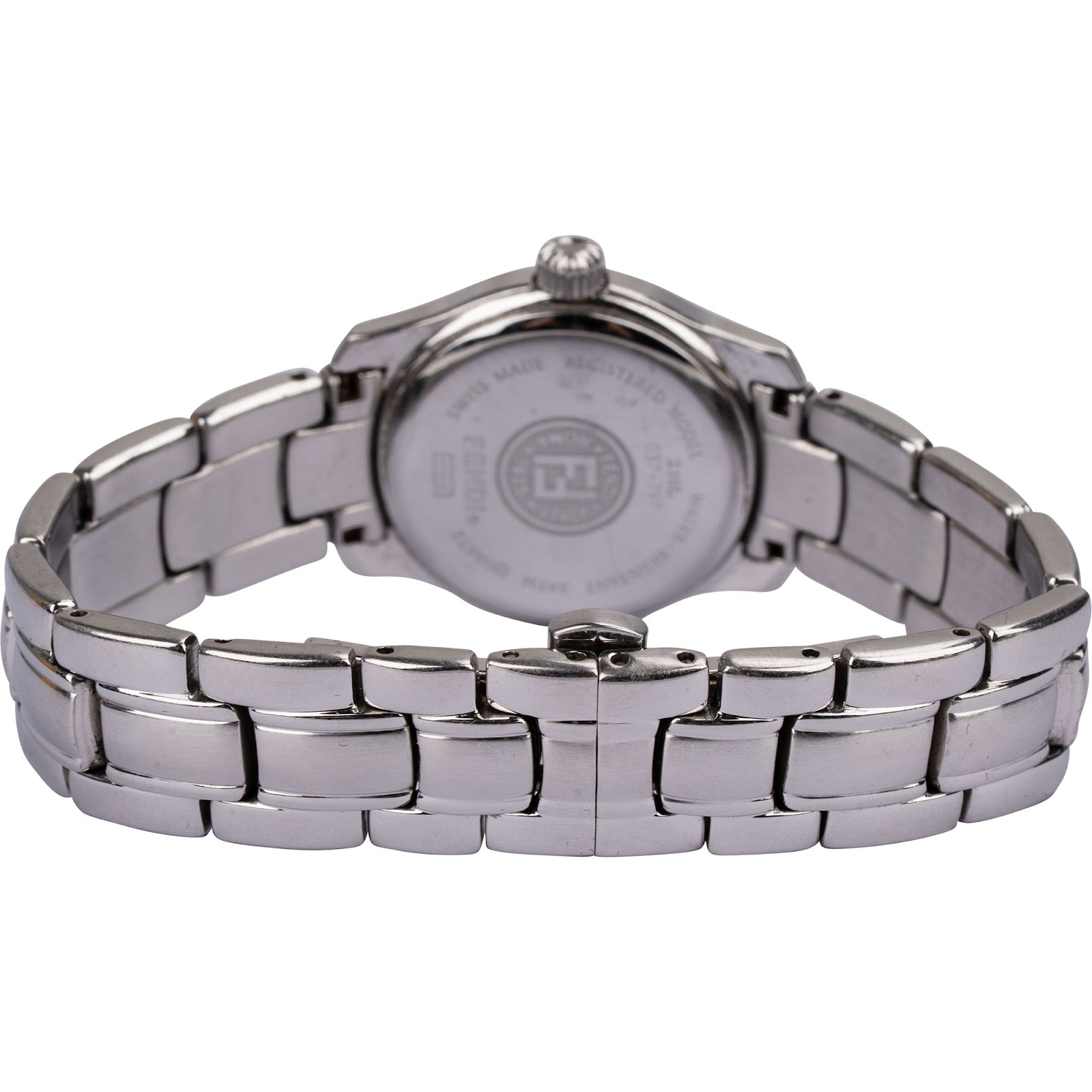 Fendi Silver Tone Date 210L Damenuhr