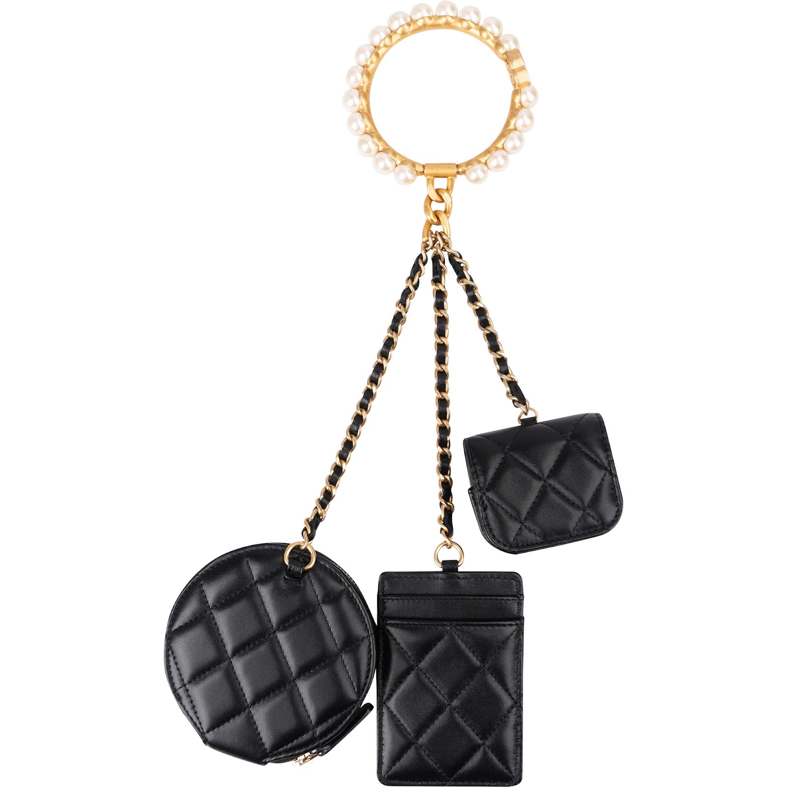 Chanel - Pearl Bracelet Multi Pouches  (Cardholder, Coins & AirPods)