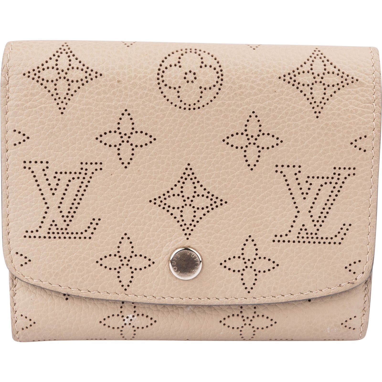 Louis Vuitton - Mahina Leather Iris Compact Geldbörse