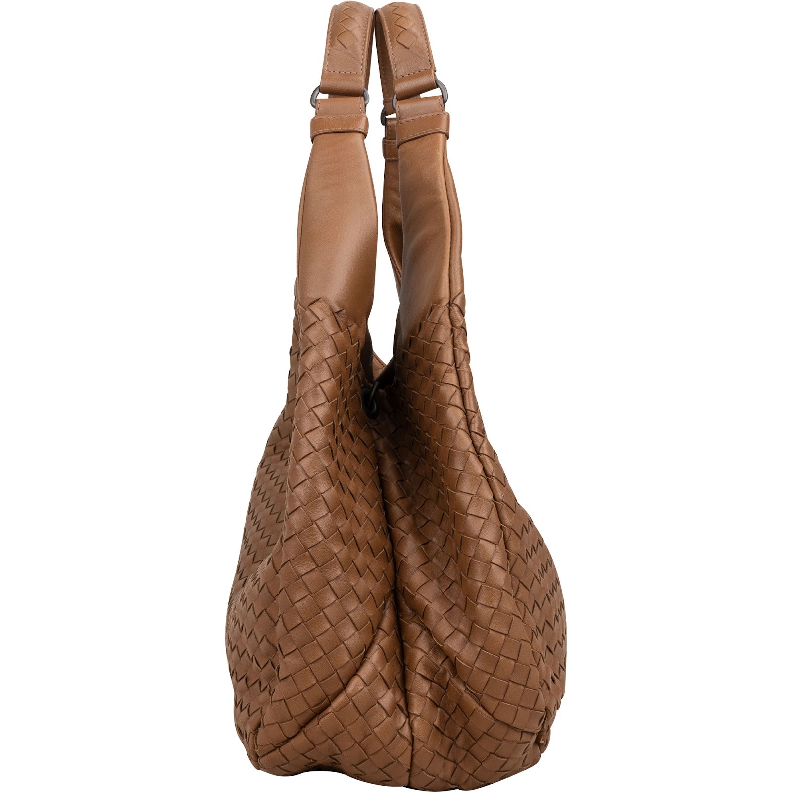 Bottega Veneta Intrecciato Leather Campana Hobo Shoulder Bag