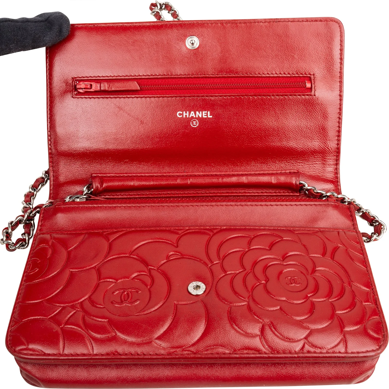 Chanel Leather Wallet On Chain Crossbody Bag