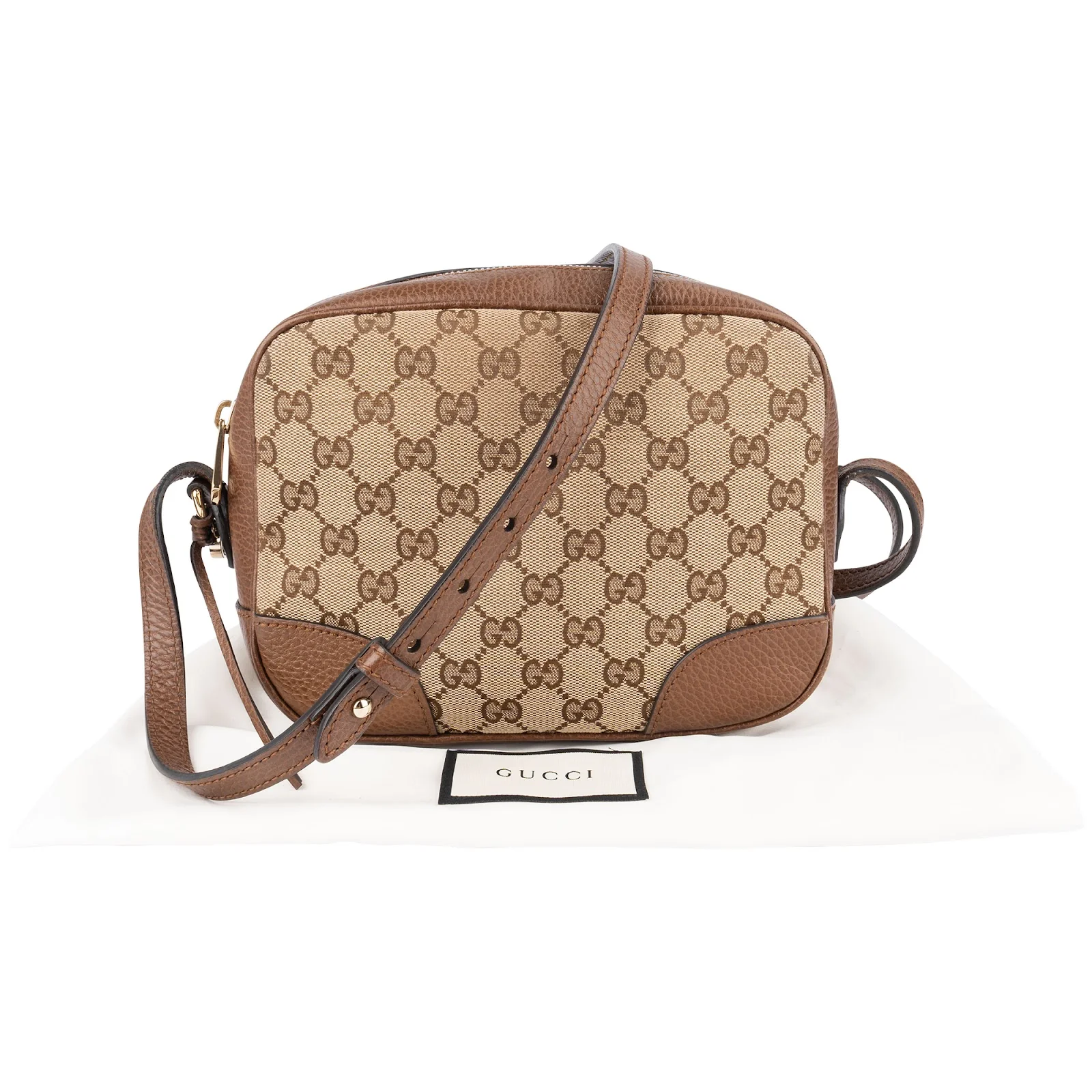 Gucci Monogram GG Bree Crossbody Bag