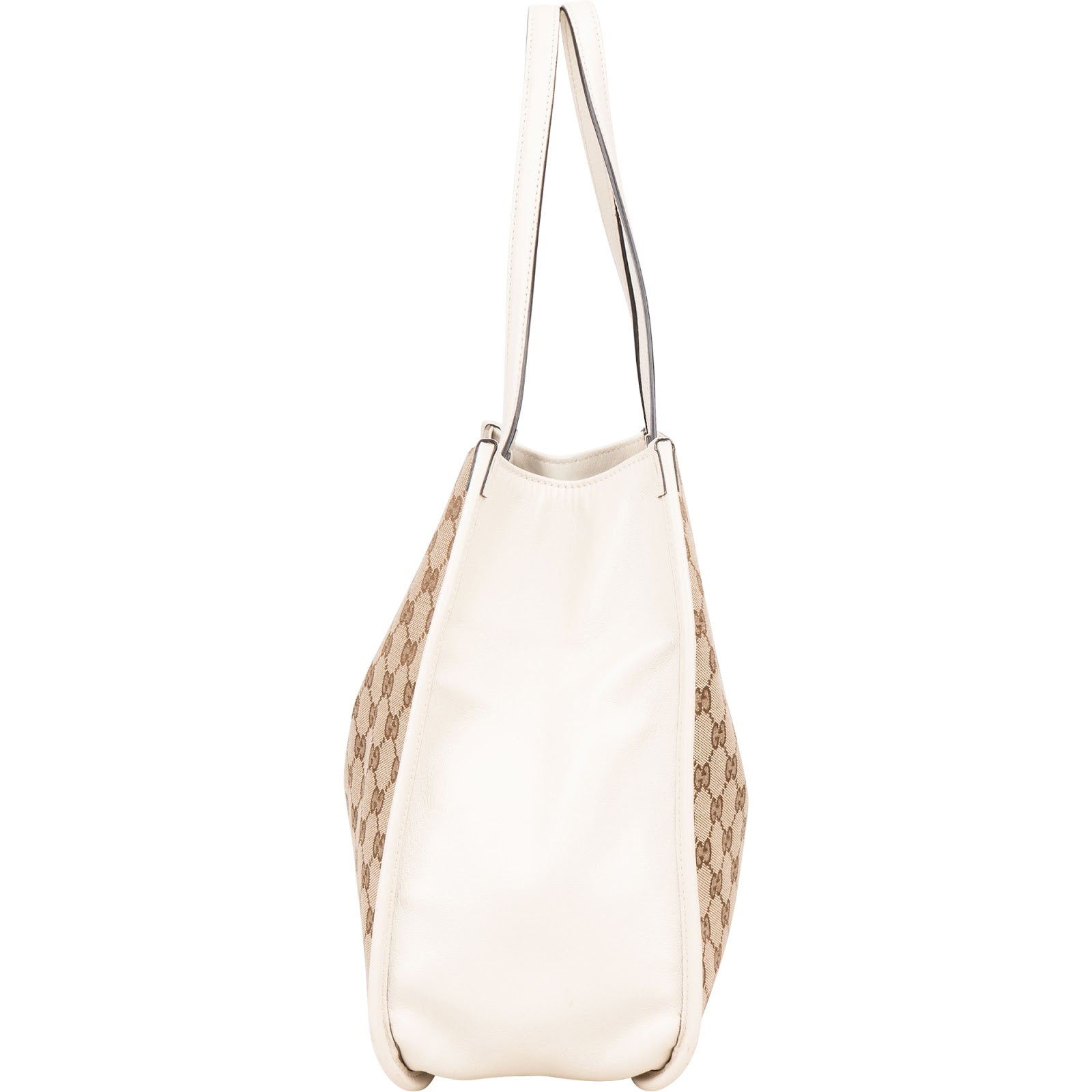 Gucci Monogram GG Canvas Horsebit Tote Shoulder Bag