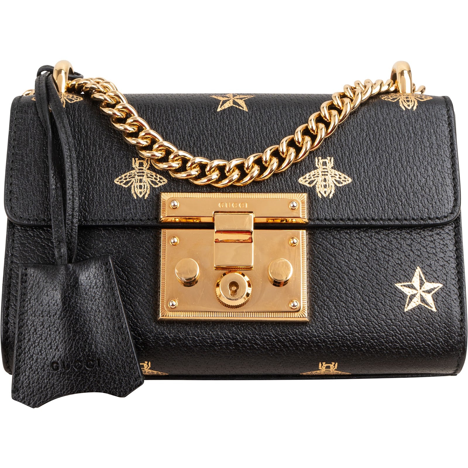 Gucci - Padlock Bee Star Crossbody Bag