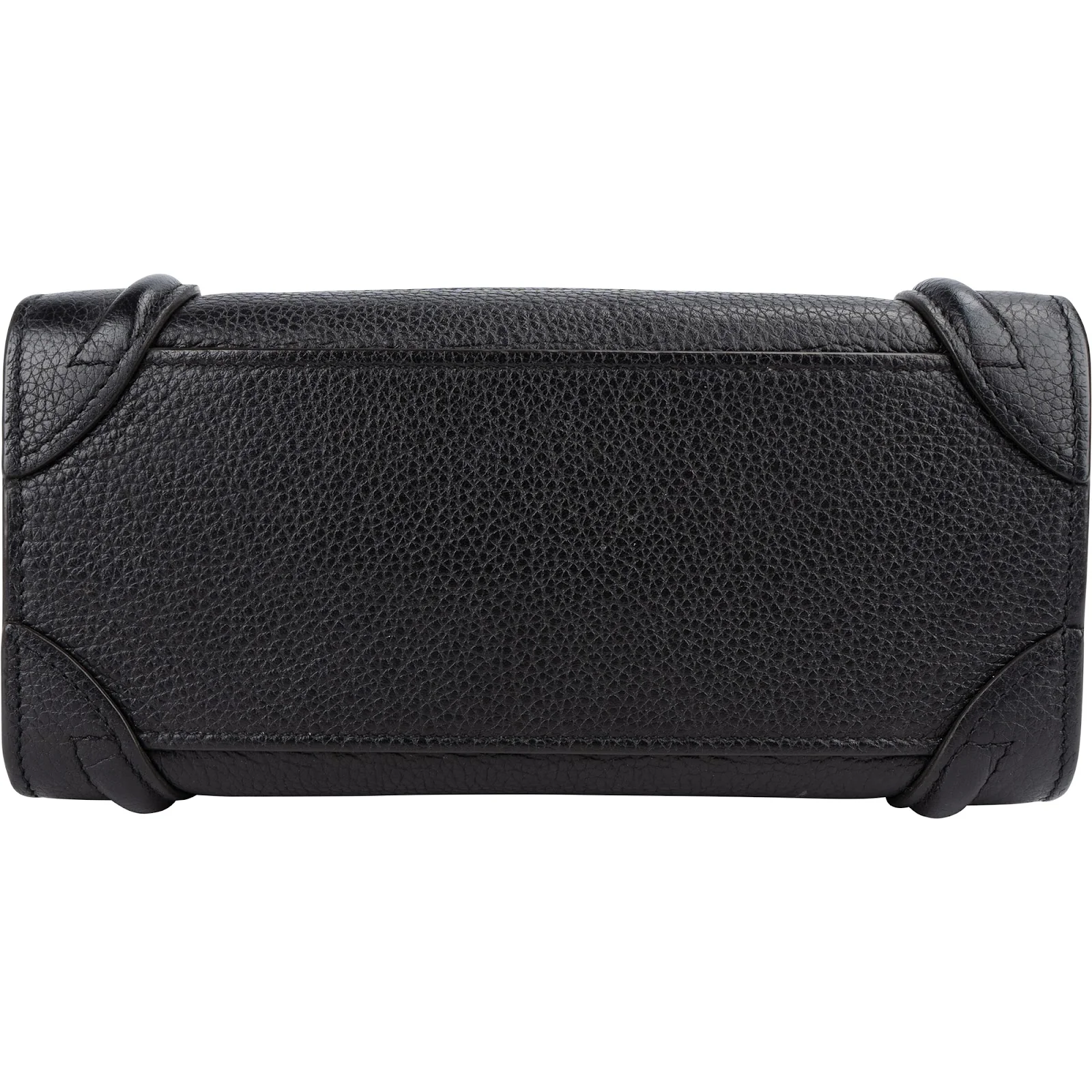 Celine Grained Leather Luggage Nano Crossbody Handbag