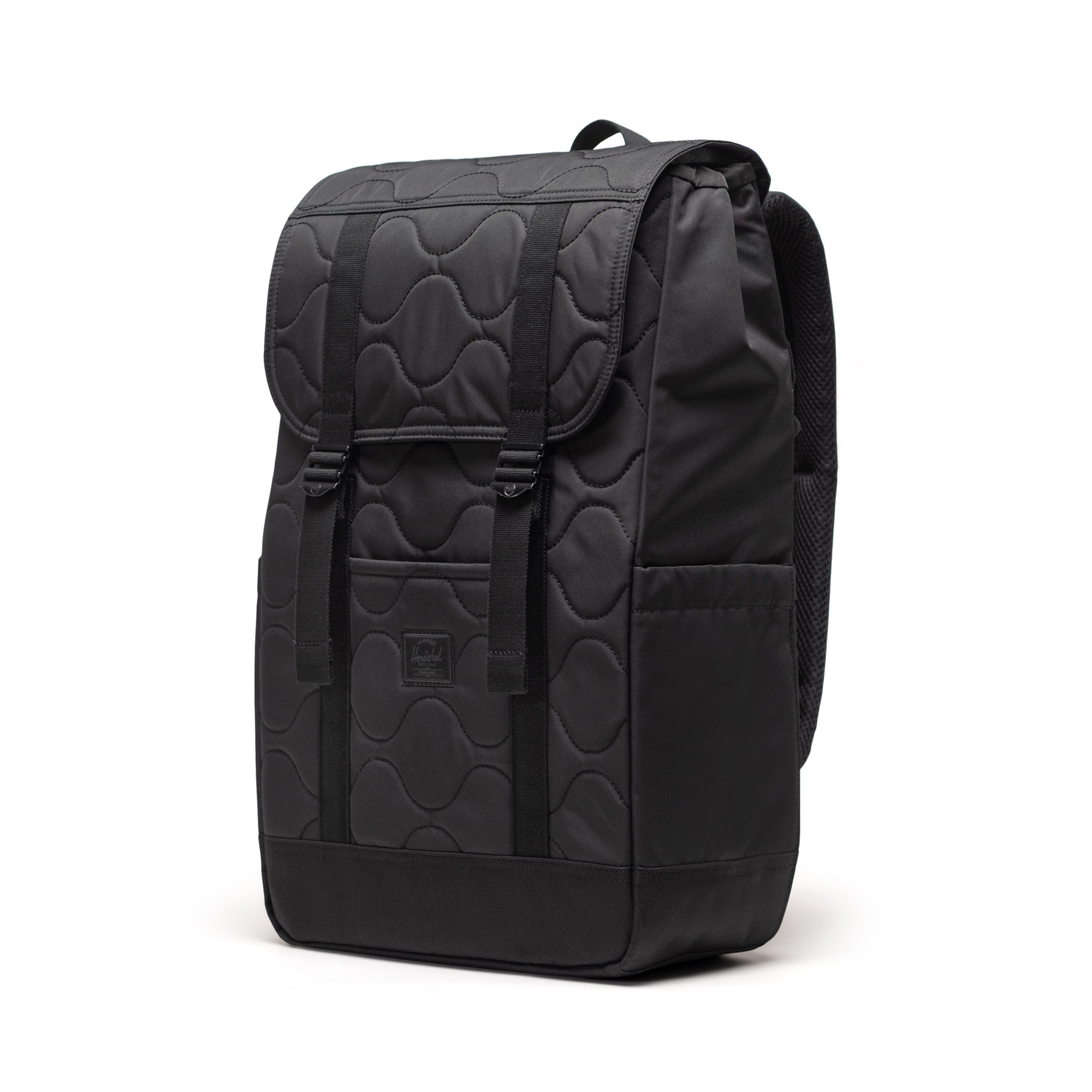 Retreat Quilted Capsule Rucksack - Black