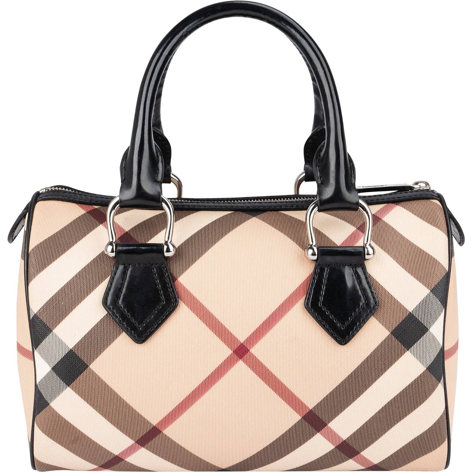 Burberry - Haymarket Nova-Check Boston Bag