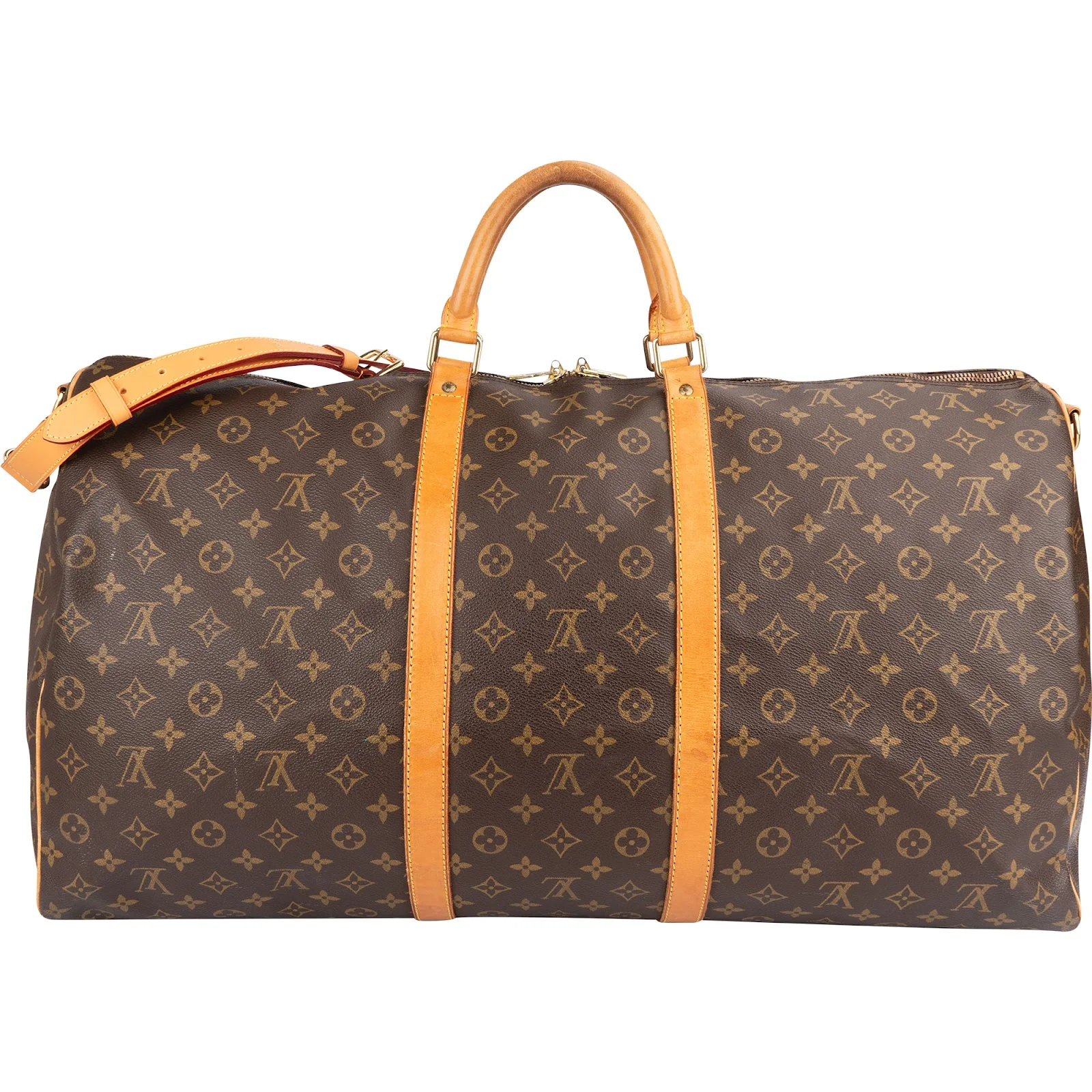Louis Vuitton Monogram Canvas Keepall 60 Bandoulière Reisetasche