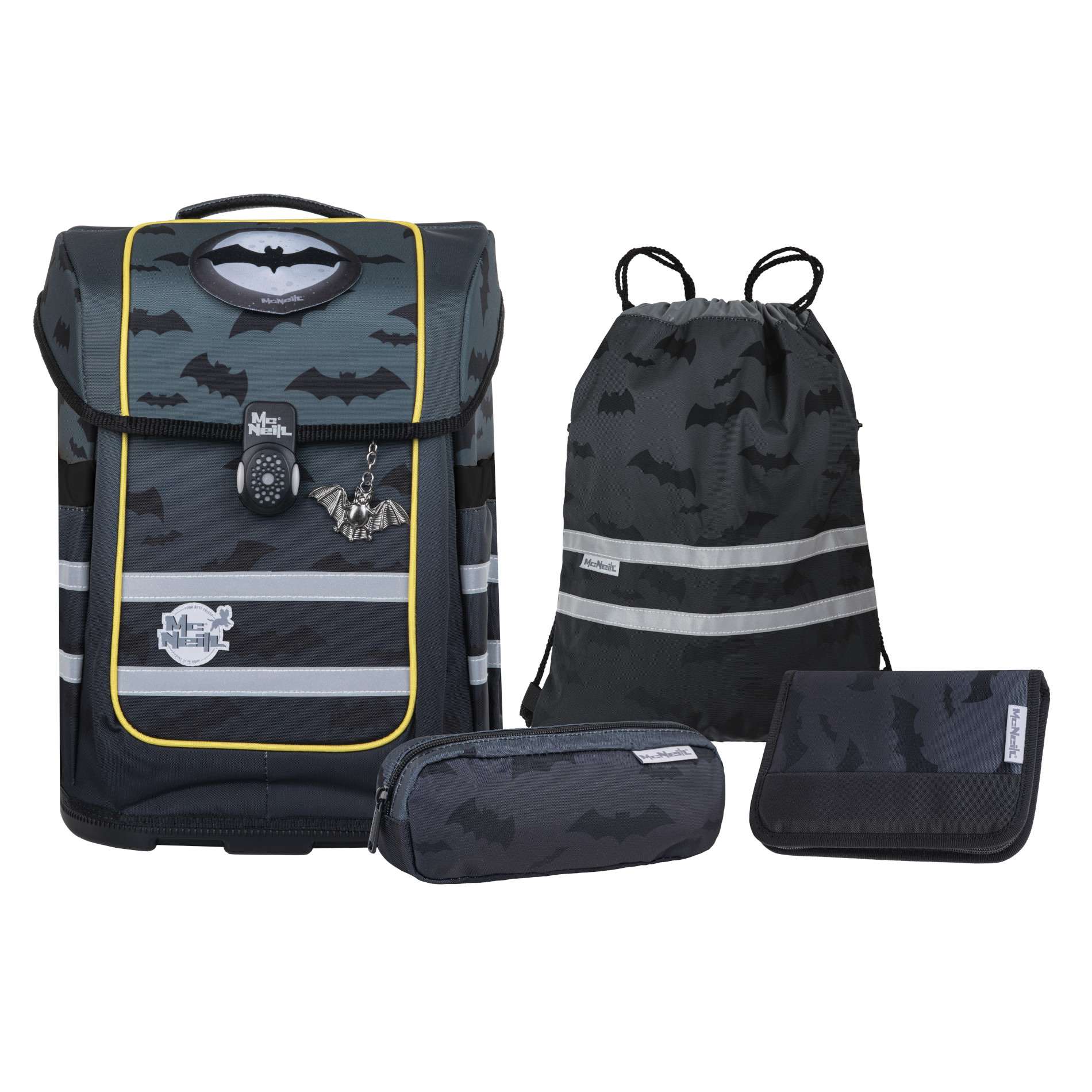 Schulranzenset Ergo COMPACTO 5tlg. - Darker Night