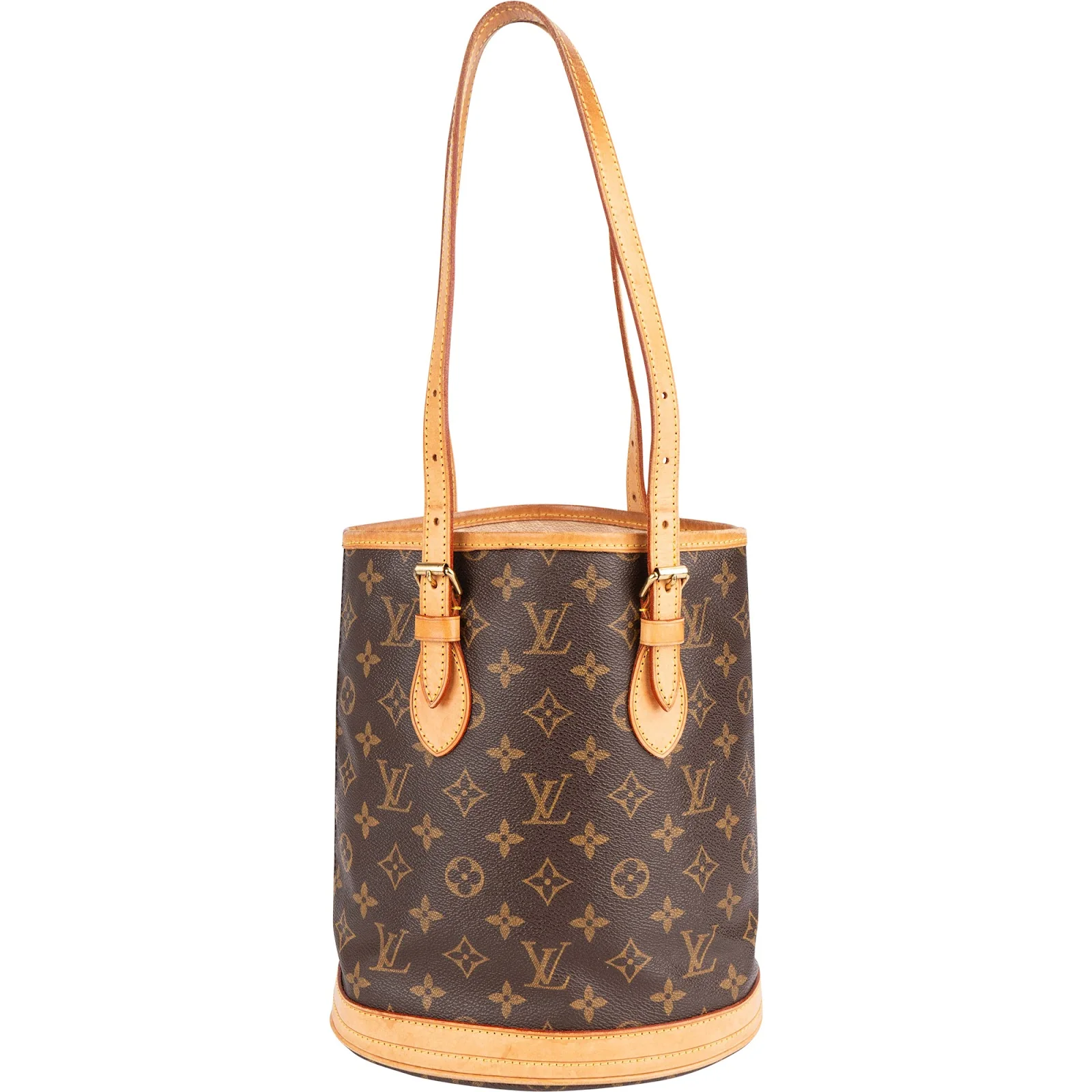 Louis Vuitton Monogram Canvas Bucket PM Shoulder Bag