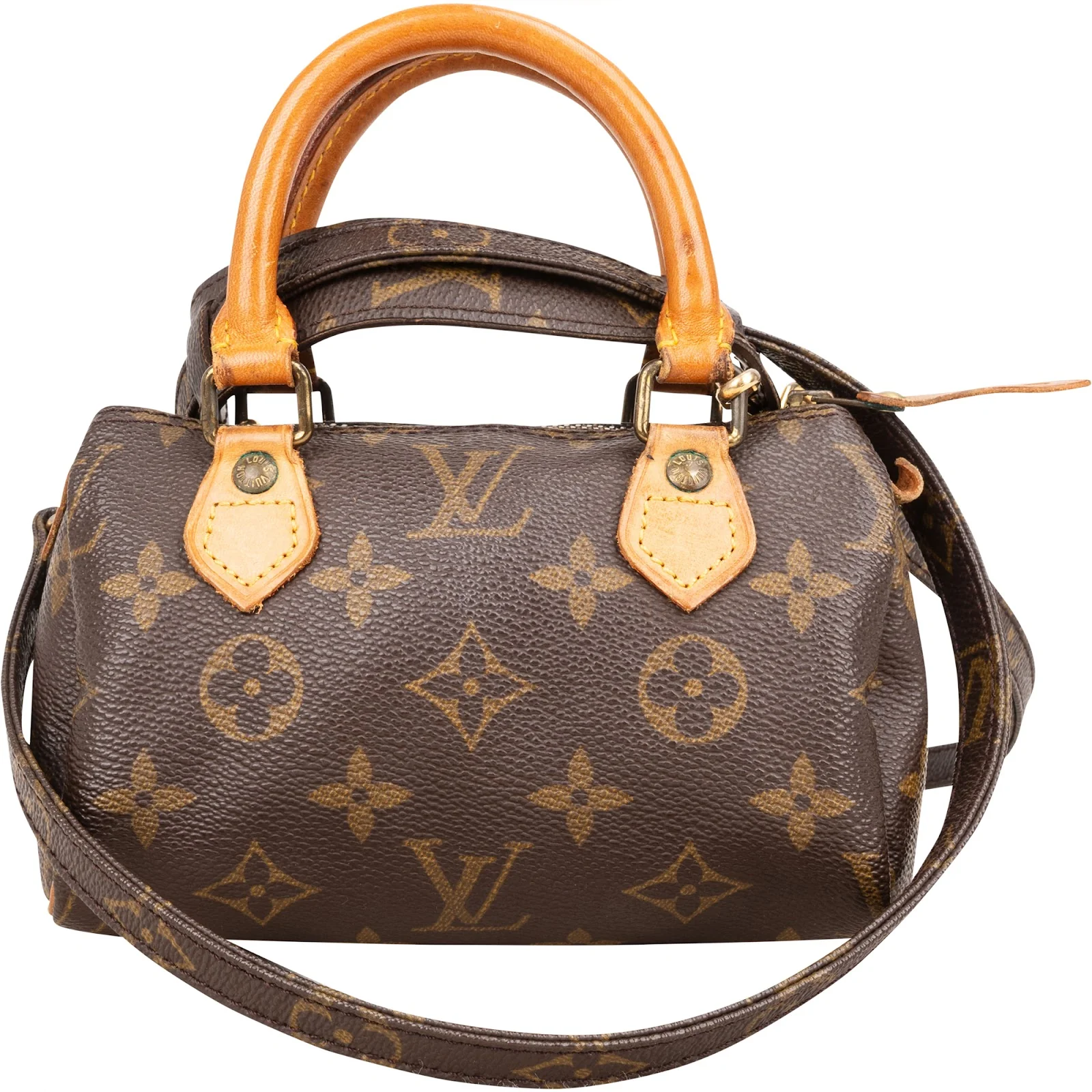 Louis Vuitton Canvas Monogram Mini Speedy Boston Bag
