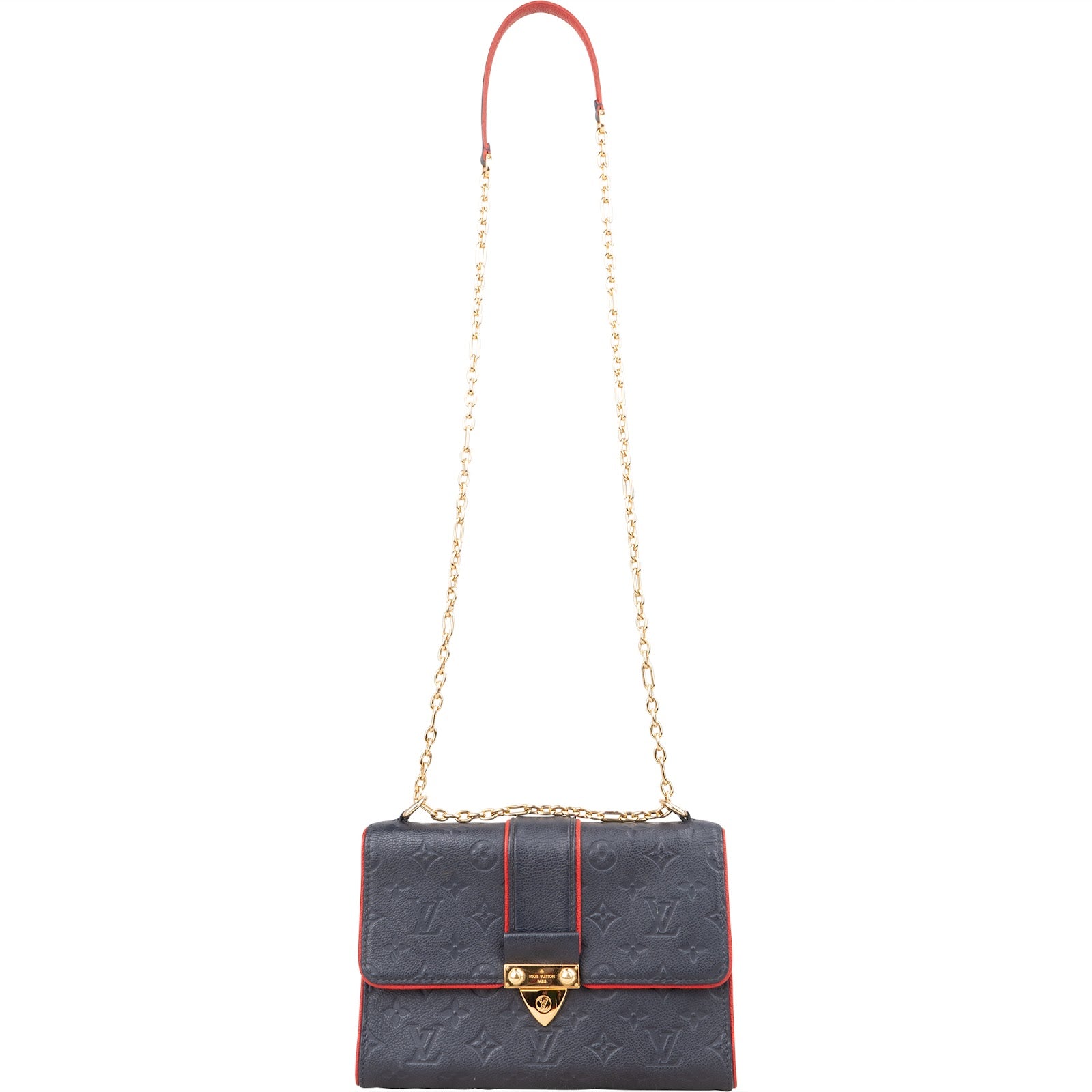 Louis Vuitton Leather Monogram Empreinte Saint Sulpice PM Crossbody Bag