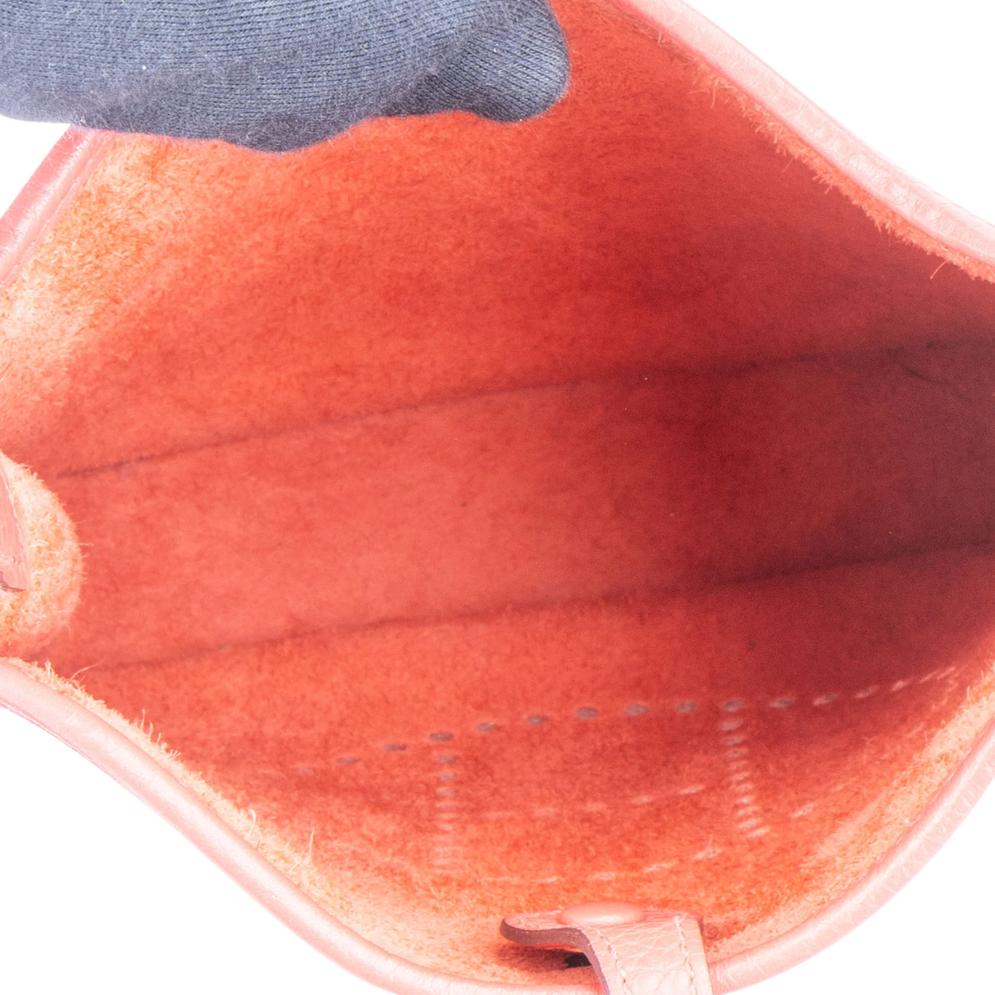 Hermès Rose Jaipur Clemence Evelyne 16 Crossbody Bag