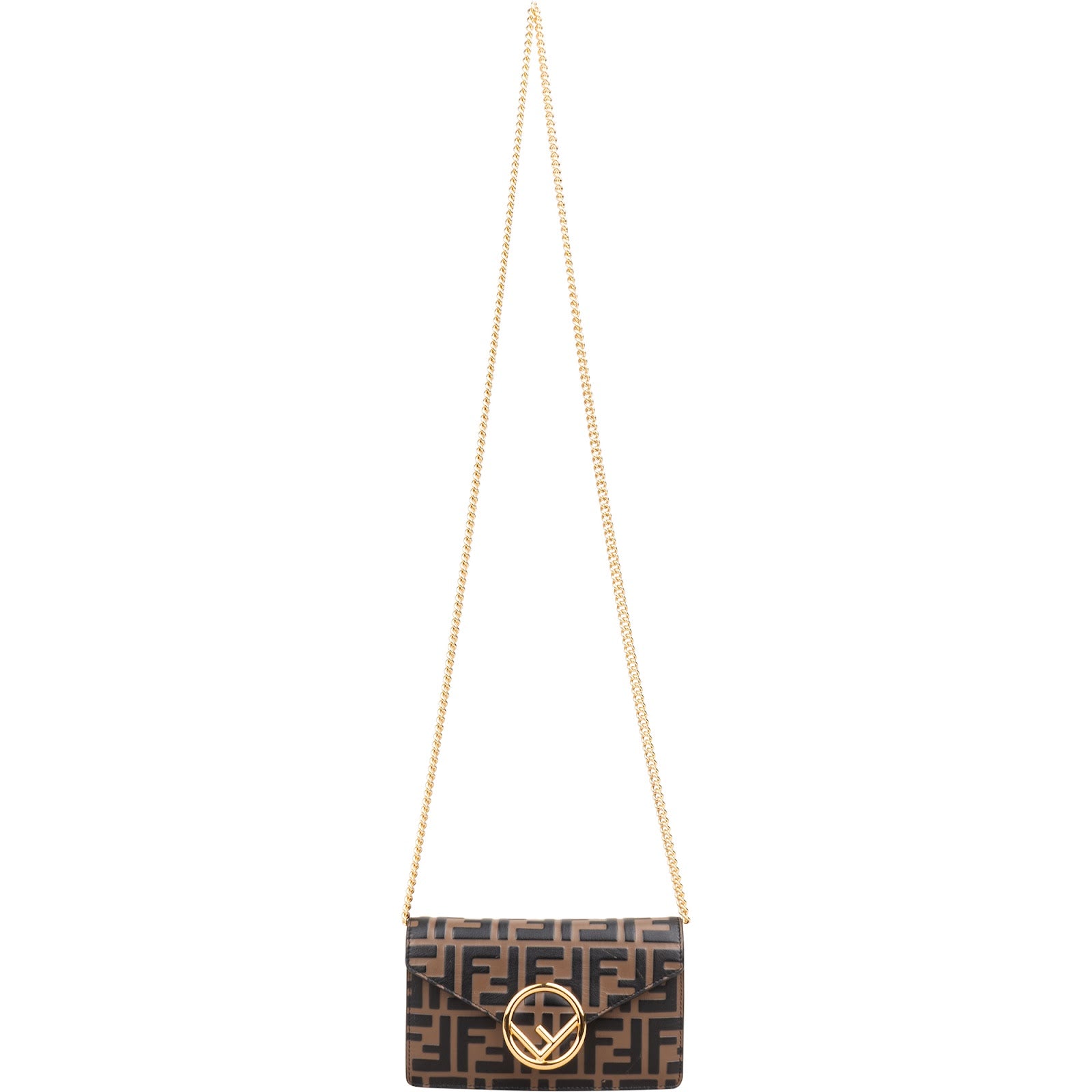 Fendi – F is Fendi Monogram FF Embossed Leather Belt Bag
