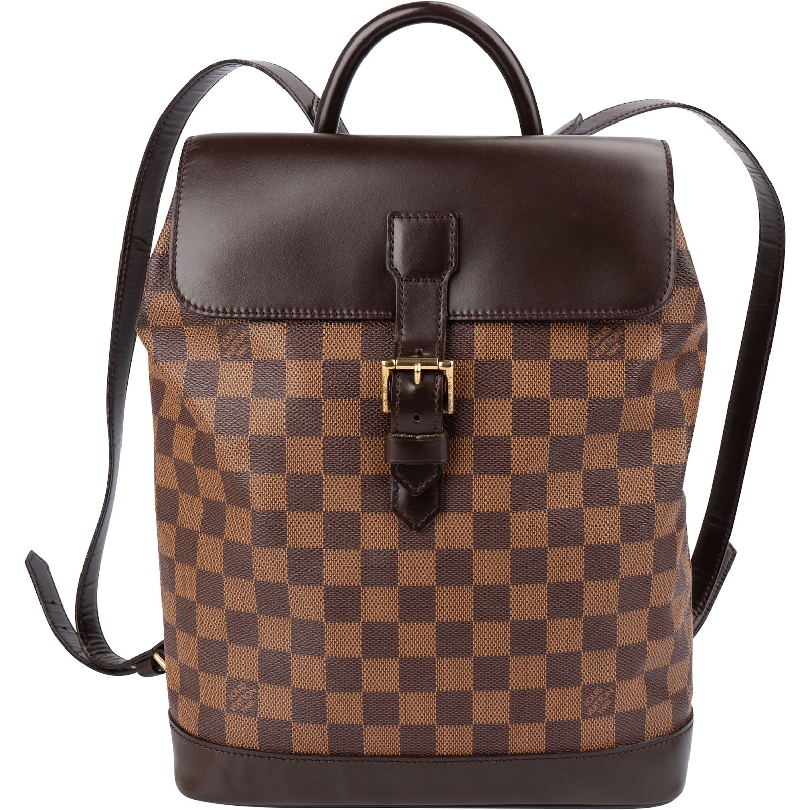 Louis Vuitton Monogram Damier Ebene Canvas Soho Centenaire Backpack