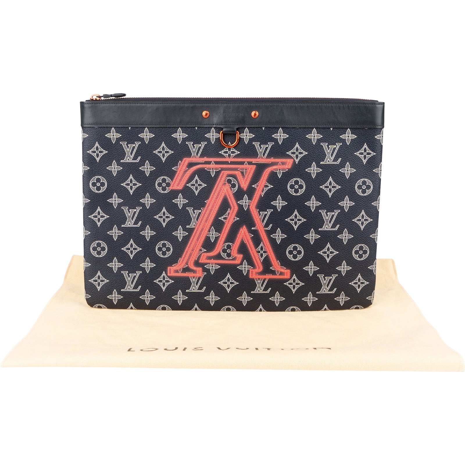 Louis Vuitton Monogram Ink Upside Down Ink Apollo Clutch