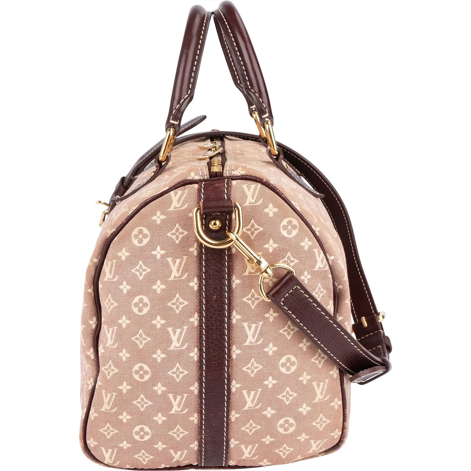 Louis Vuitton Monogram Mini Lin Speedy 30 Bandoulière Boston Bag