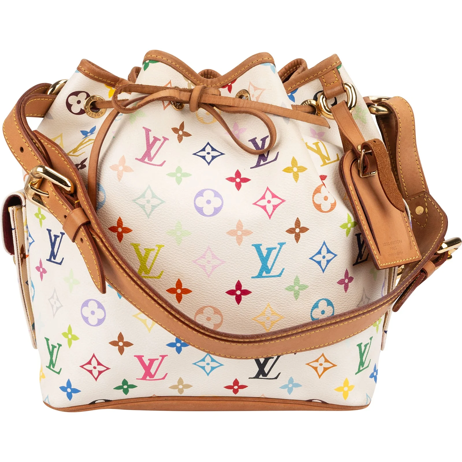 Louis Vuitton Monogram Murakami Multicolor Canvas Sac Noé Petit Shoulder Bag
