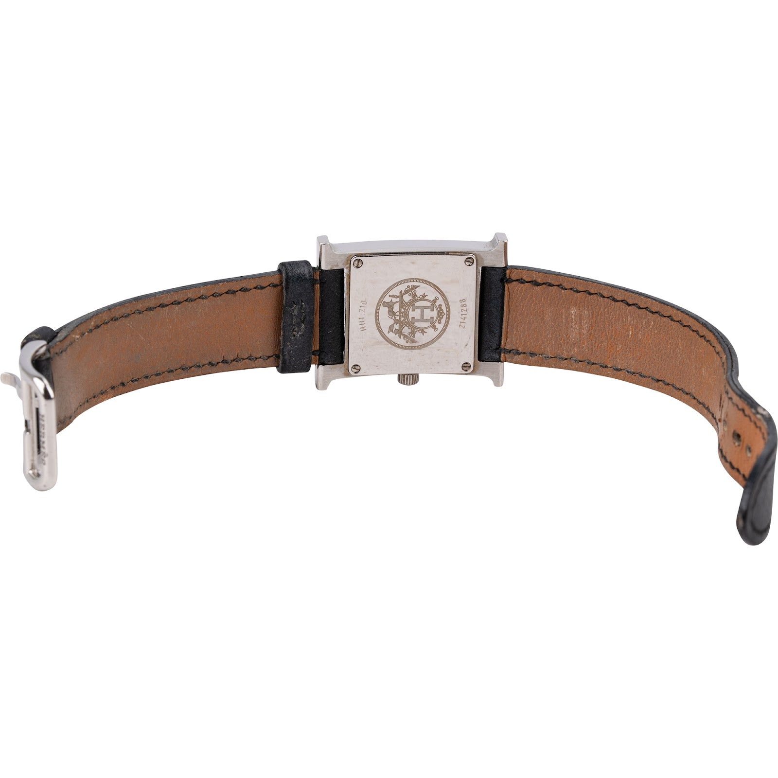 Hermès Silver Tone Heure H Damenuhr HH1.210