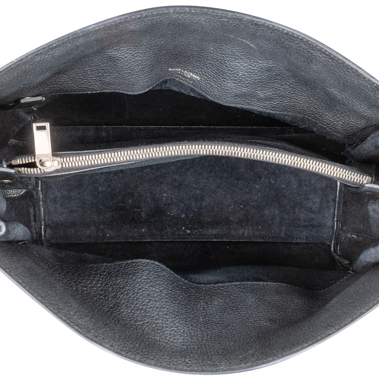 Saint Laurent Grained Leather Sac de Jour Handbag