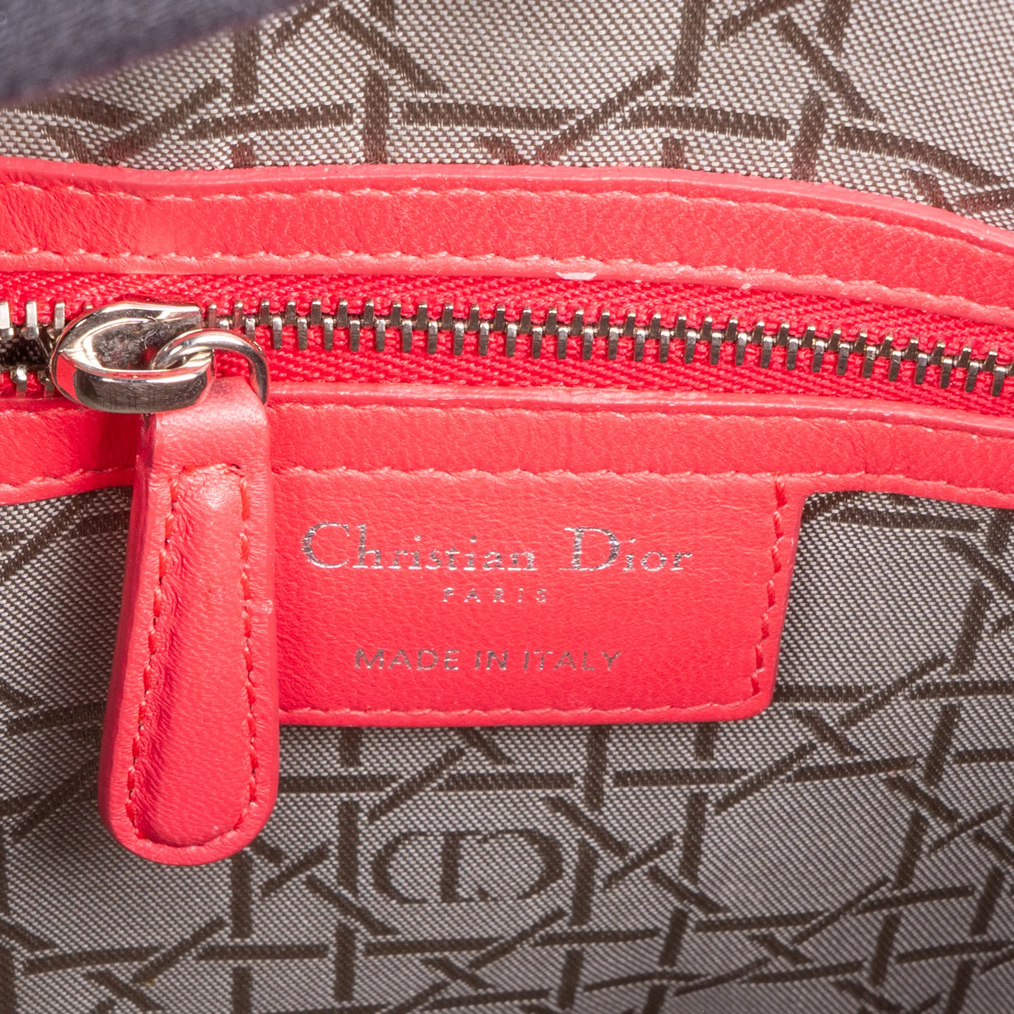 Christian Dior Quilted Leather Lady Dior Handbag