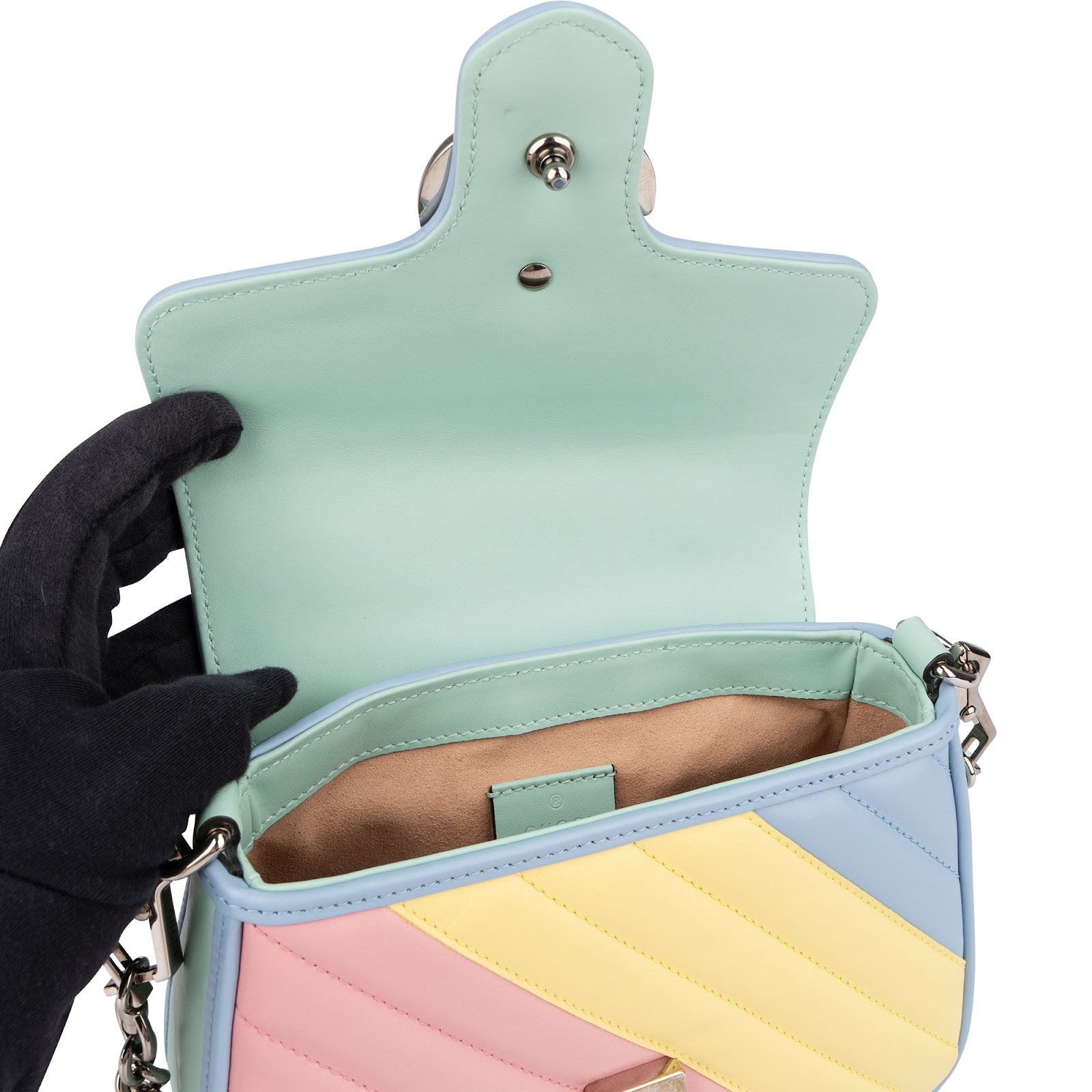 Gucci - GG Marmont Mini Top Handle Crossbody Bag