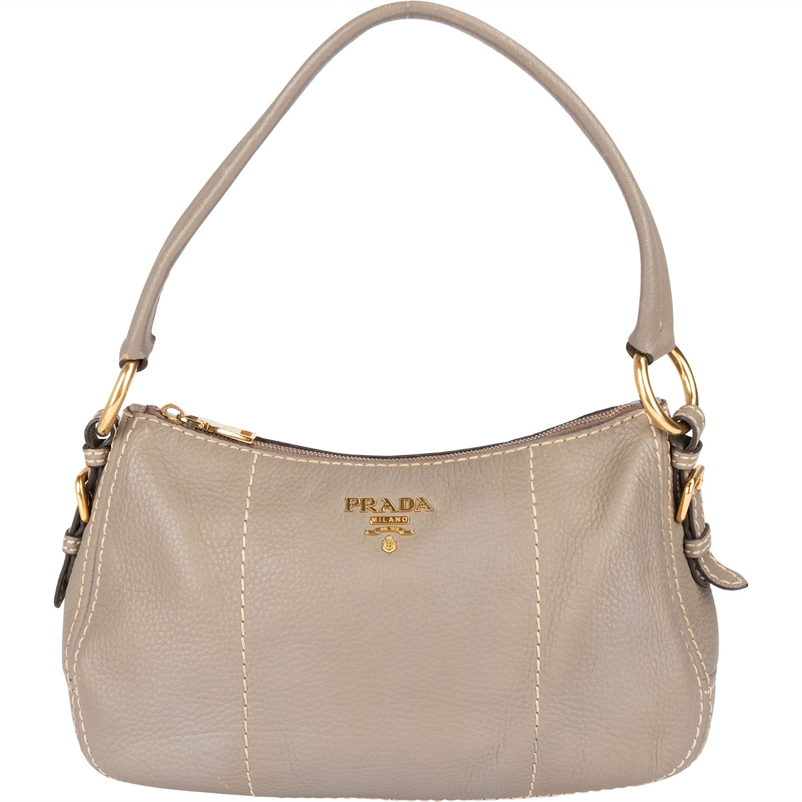 Prada Vitello Daino Hobo Handbag