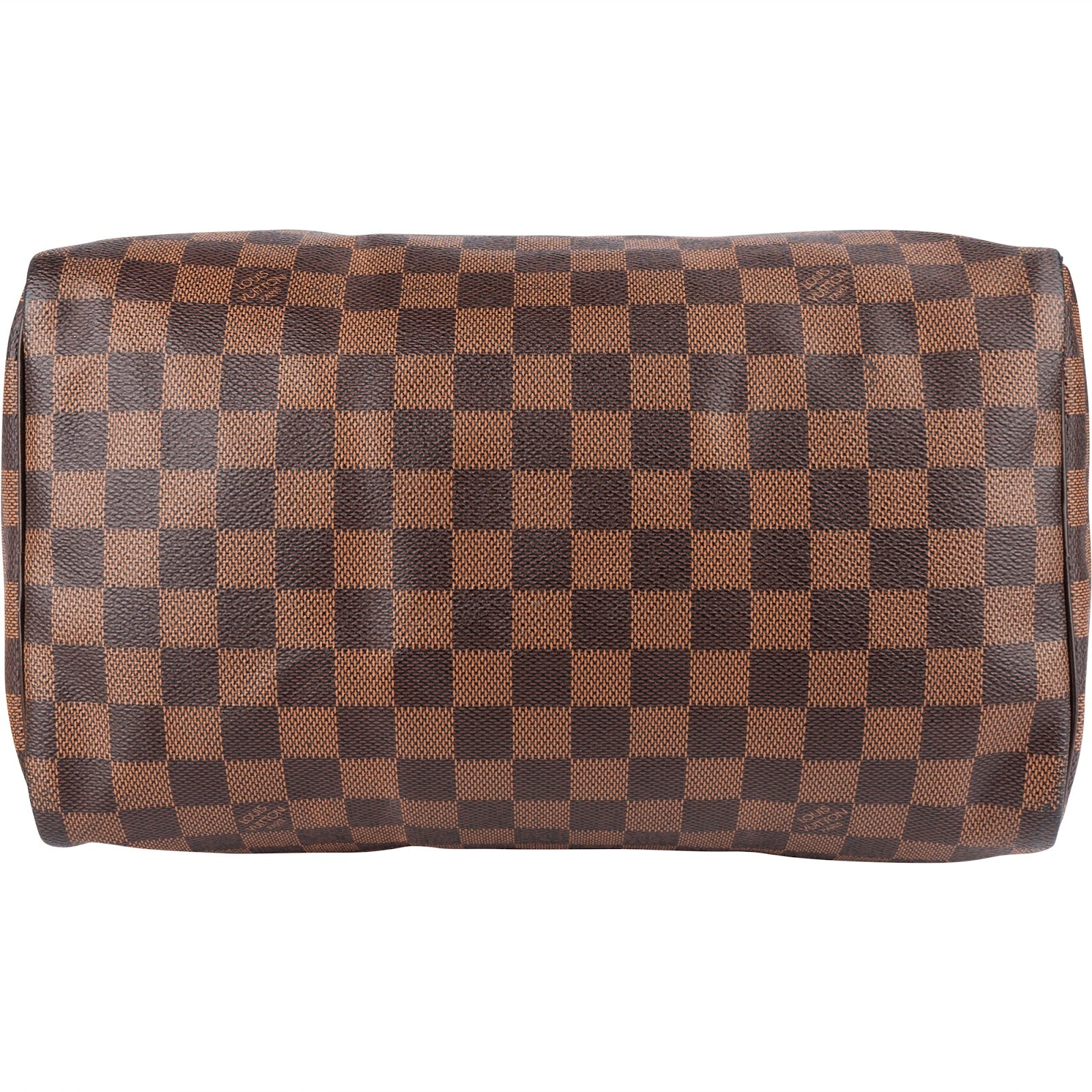 Louis Vuitton Monogram Damier Ebene Speedy 30 Boston Bag
