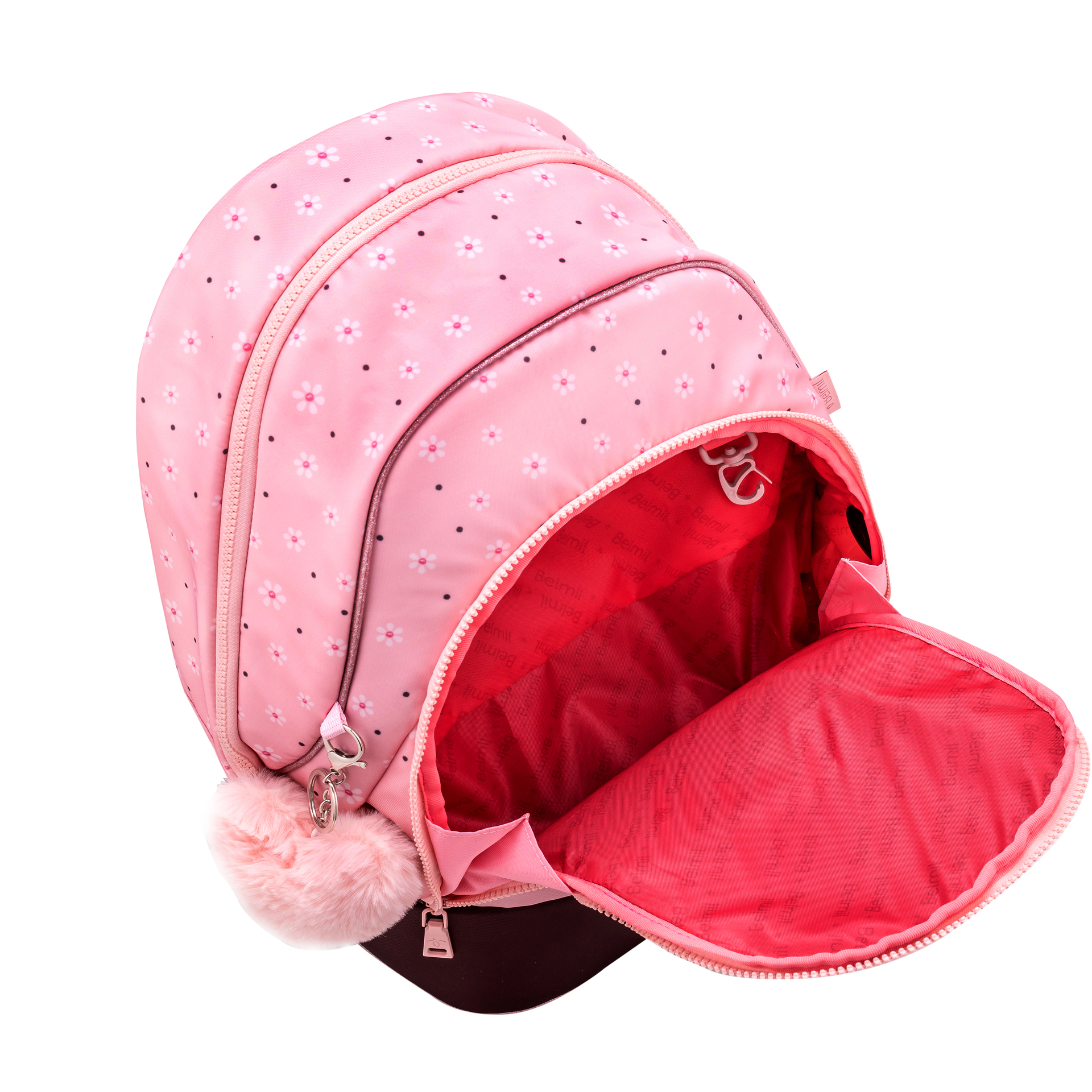 2-IN-1 Schultasche & Gürteltasche 2-teilig - Cherry Blossom