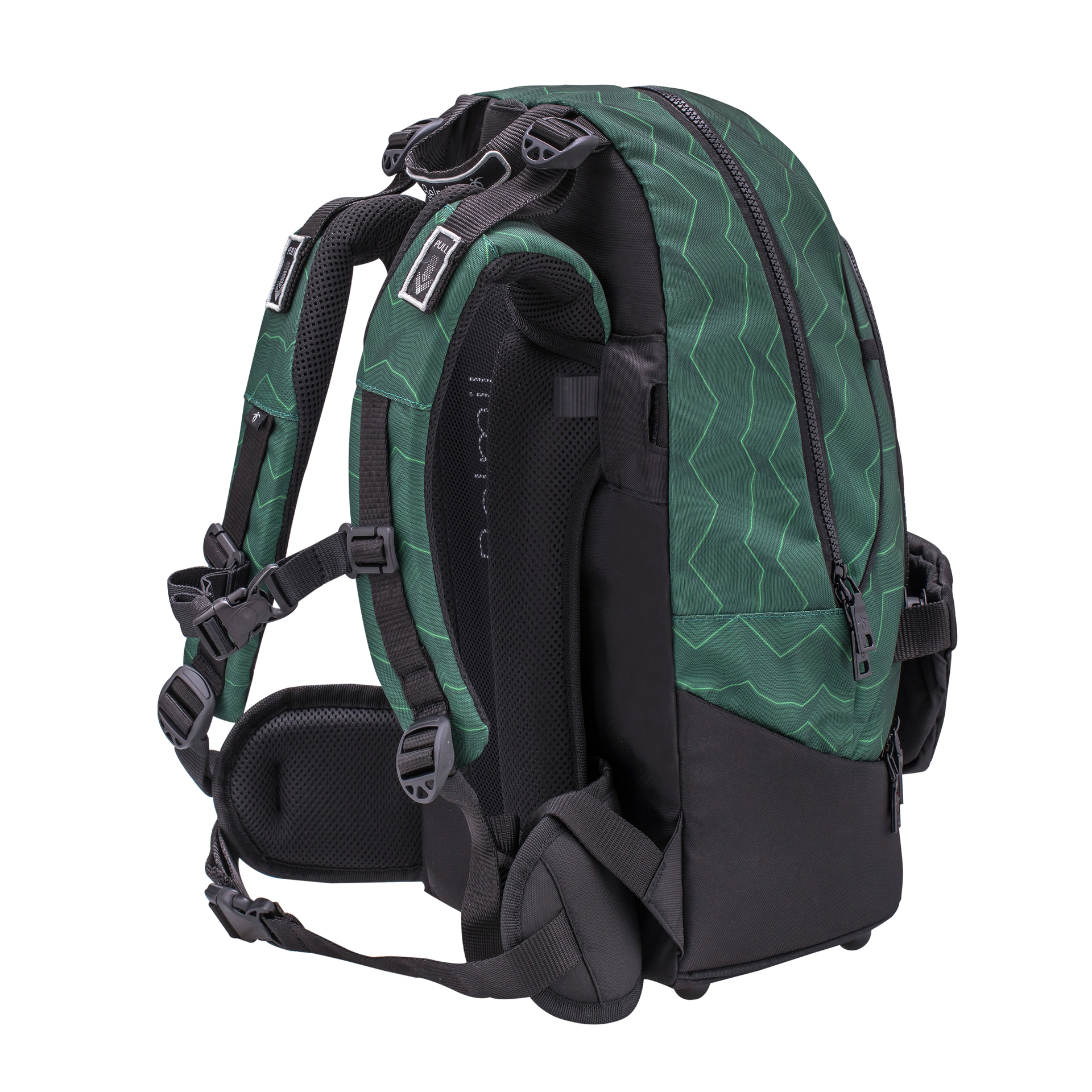 2-IN-1 Schultasche & Gürteltasche 2-teilig - Twist of Lime