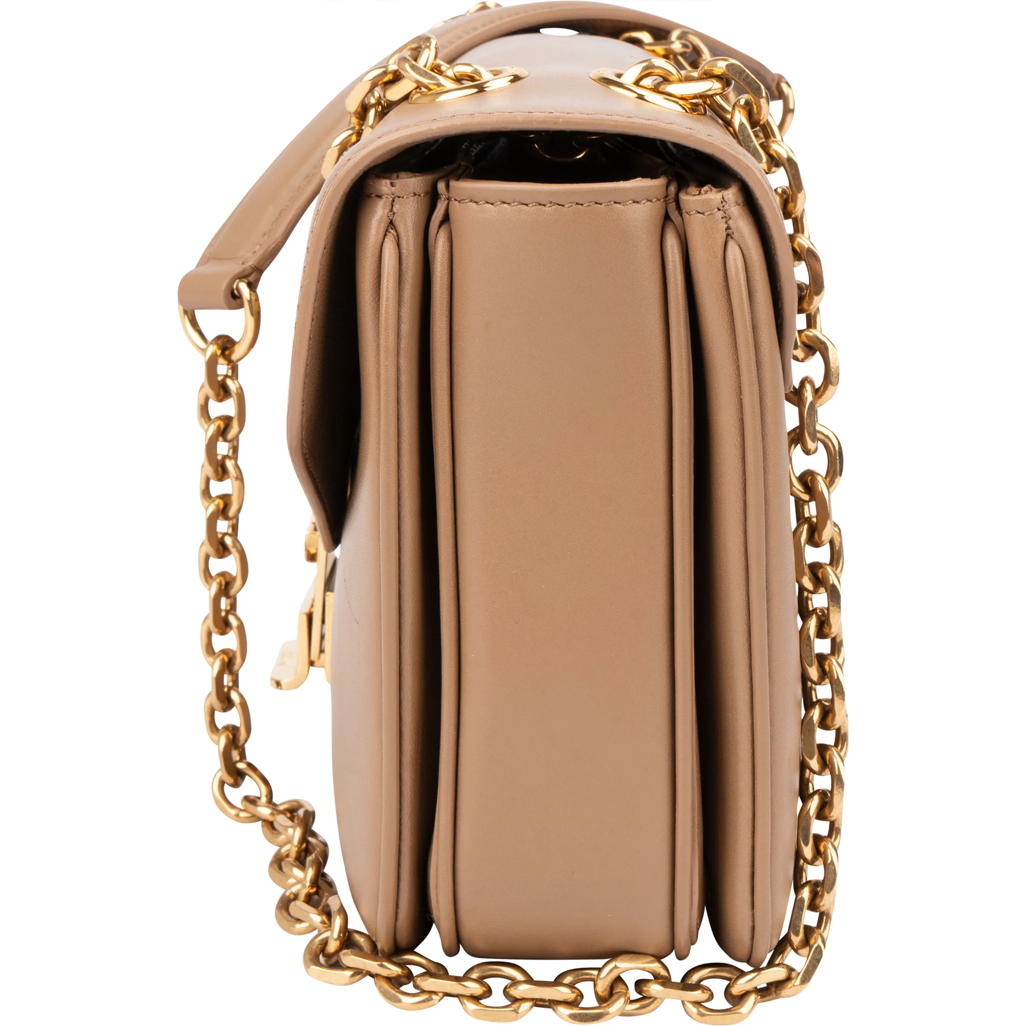 Céline Leather C Chain Crossbody Bag