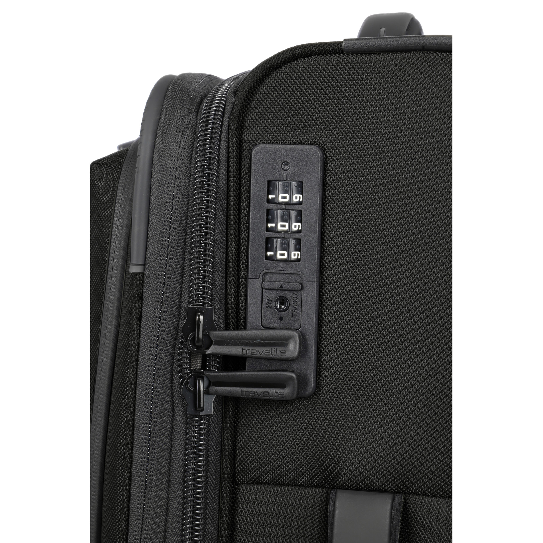 CROSSLITE Handgepäck S erweiterbar - Schwarz