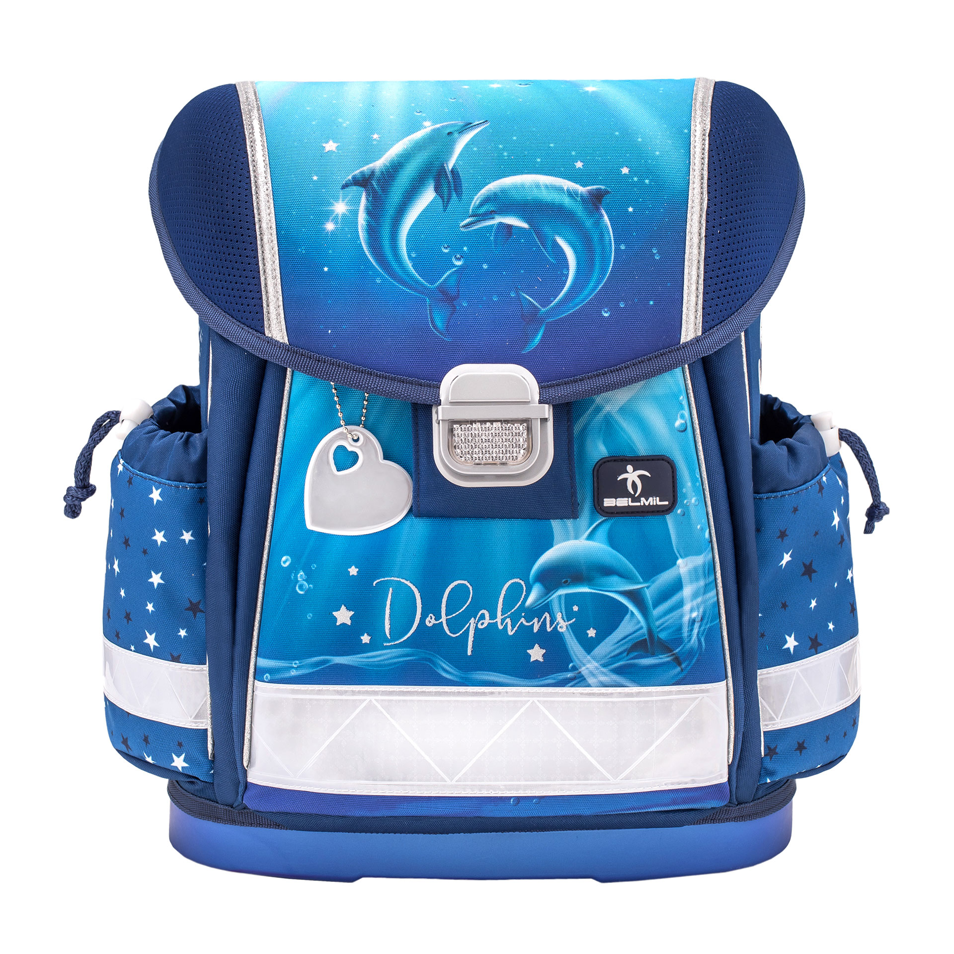Classy ergonomic satchel set 4-piece - Dolphins 