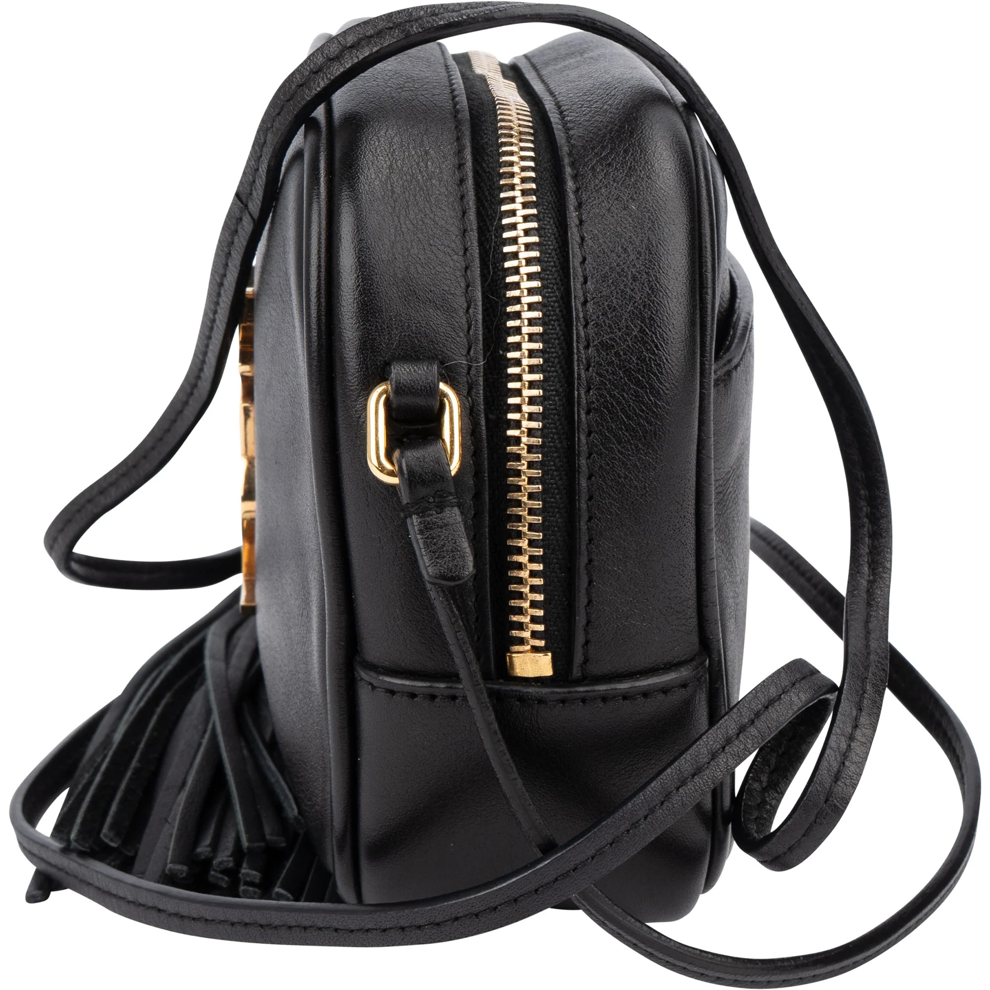 Saint Laurent Black Leather Blogger Crossbody Bag