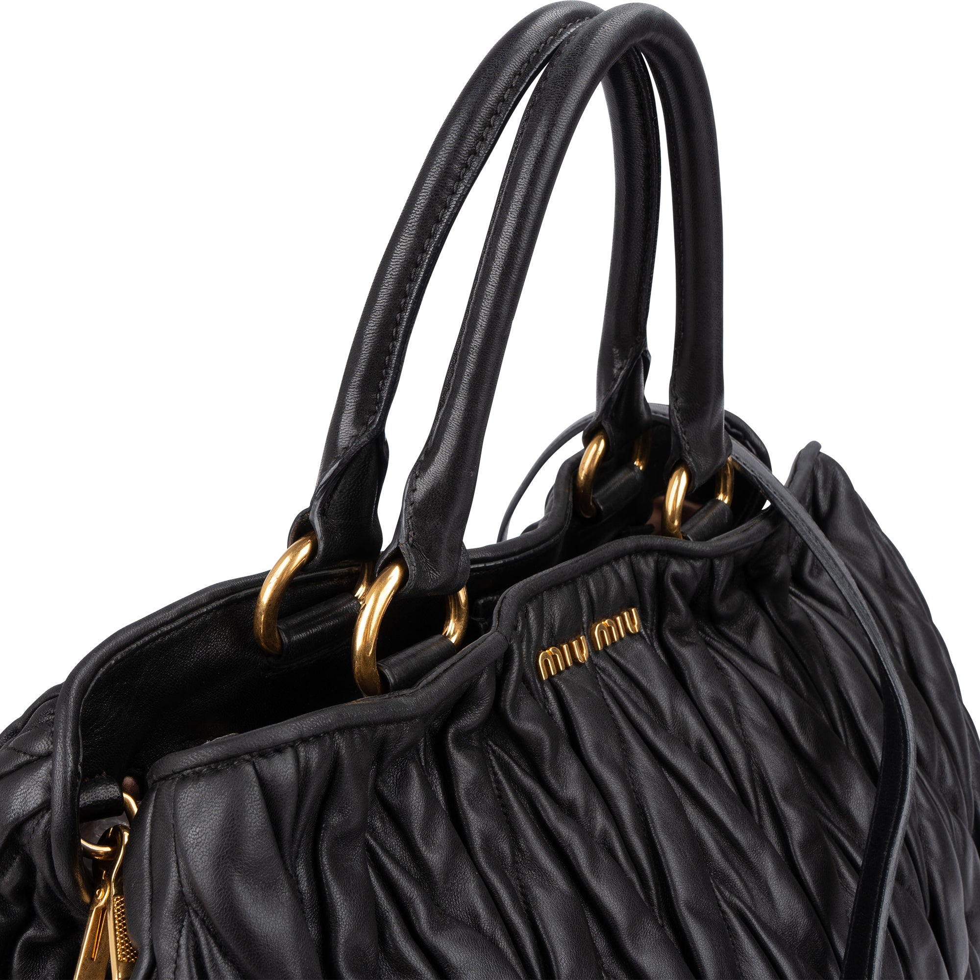 Miu Miu -Quilted Leather Handtasche