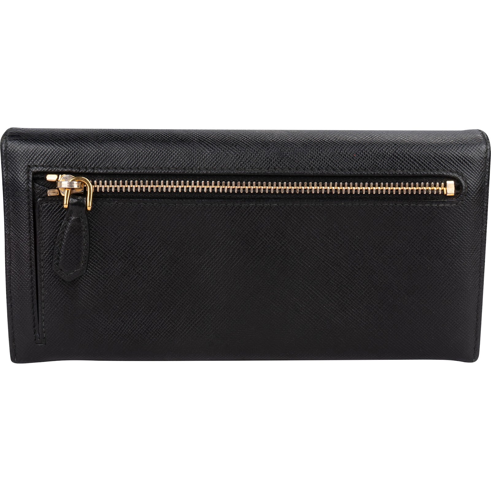 Prada Saffiano Leather Continental Wallet