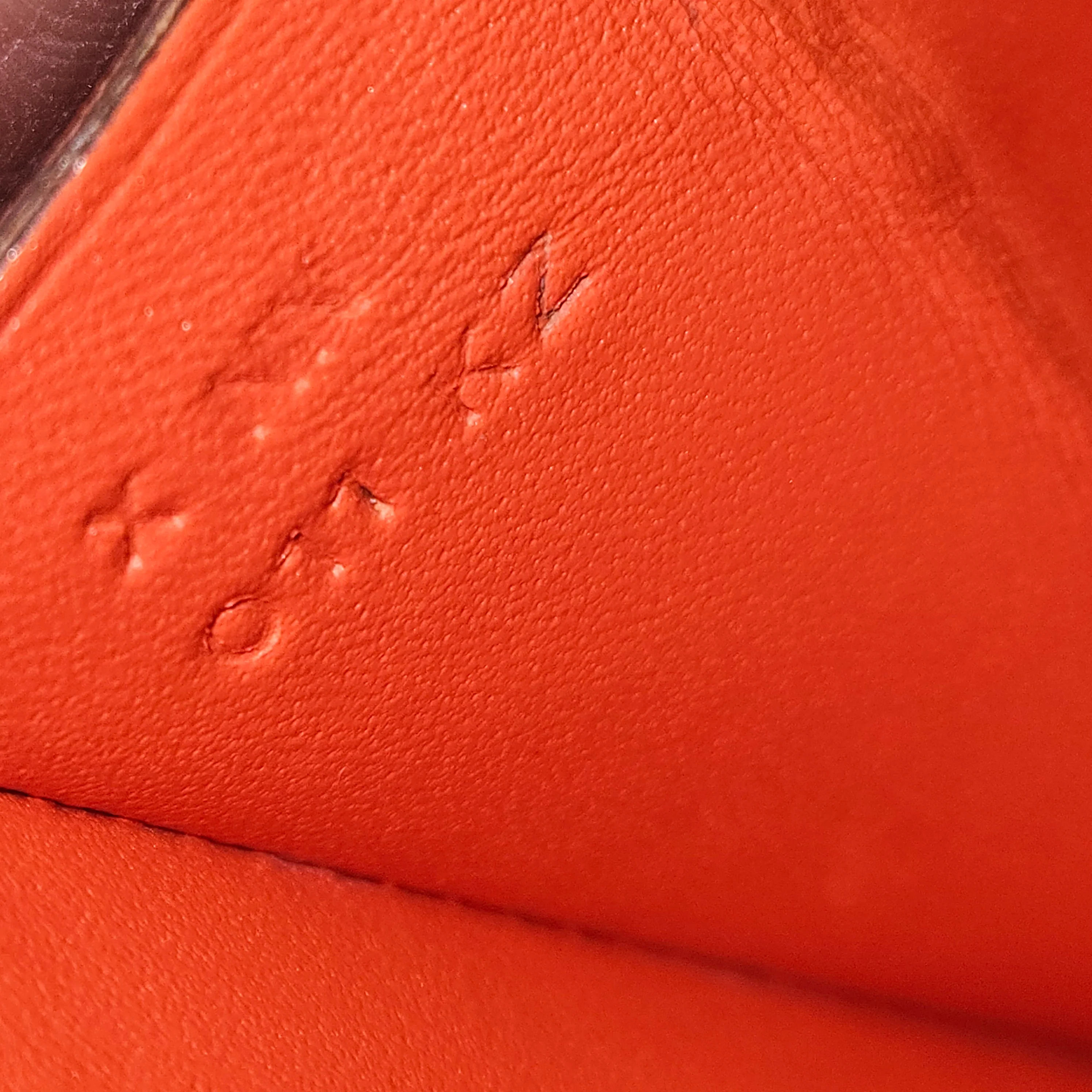 Hermès Constance Compact Orange Poppy Wallet