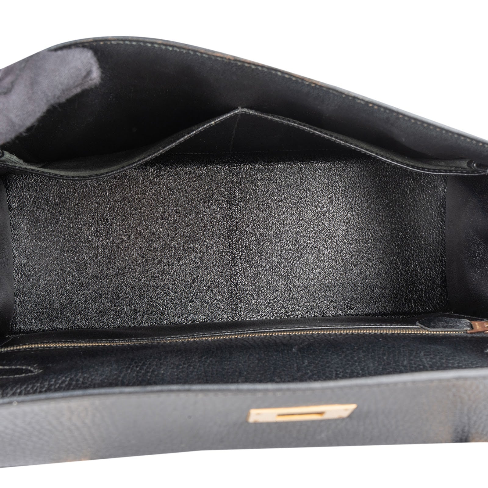 Hermès Ardennes  Leather Kelly 35 Sellier Handbag GHW